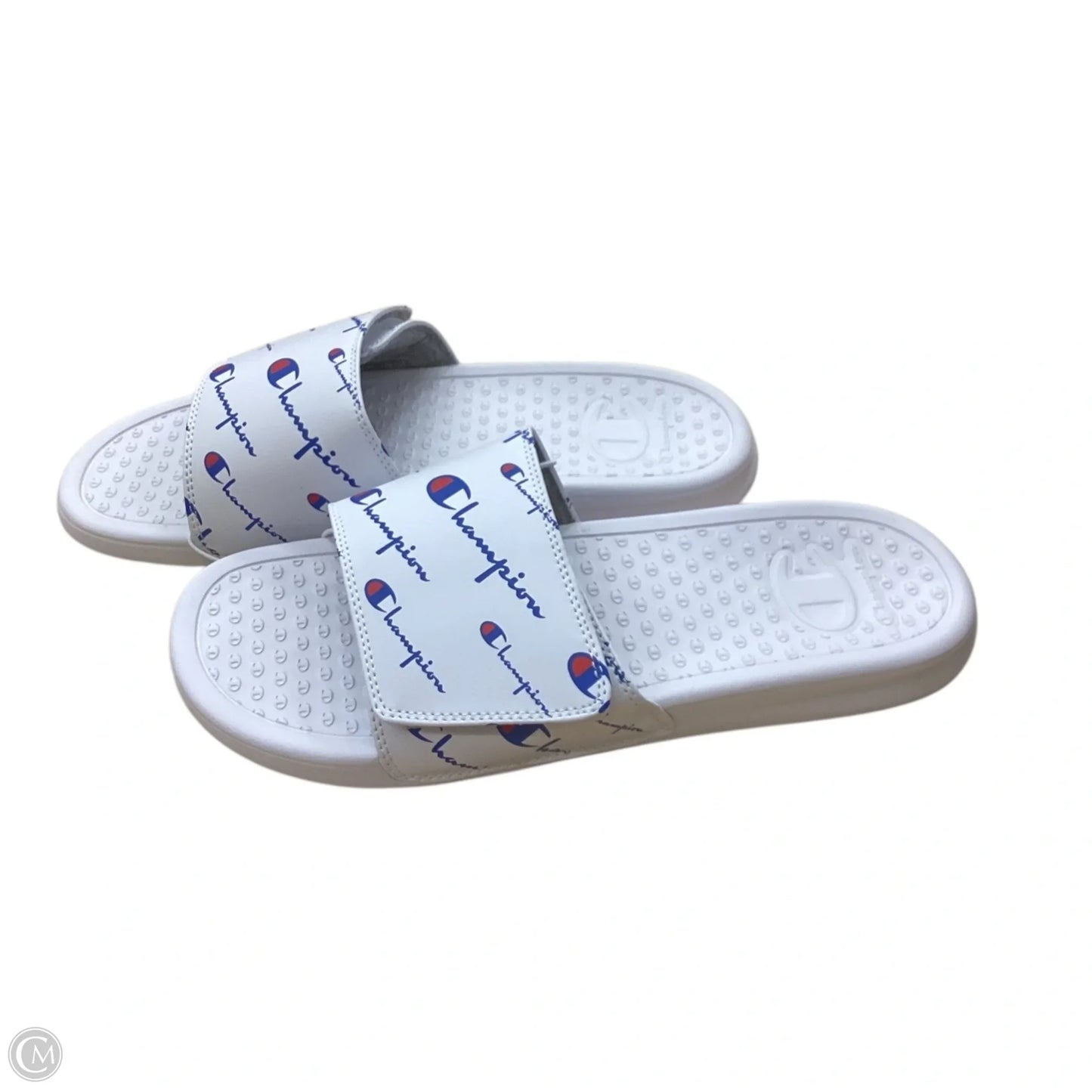 Sandals Flip Flops By Champion In Blue & Red & White, Size: 11