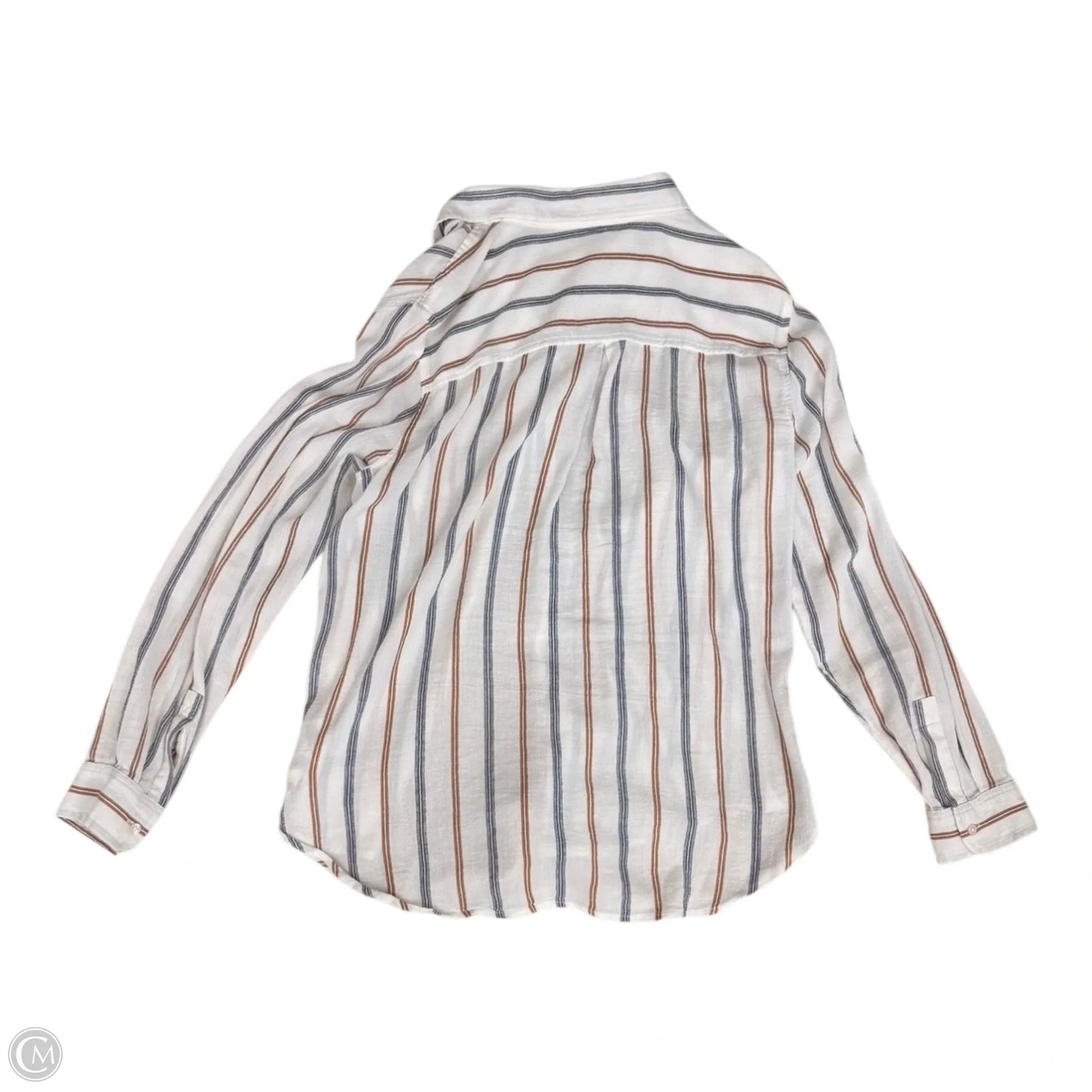 Top Long Sleeve By Lucky Brand In Striped Pattern, Size: L