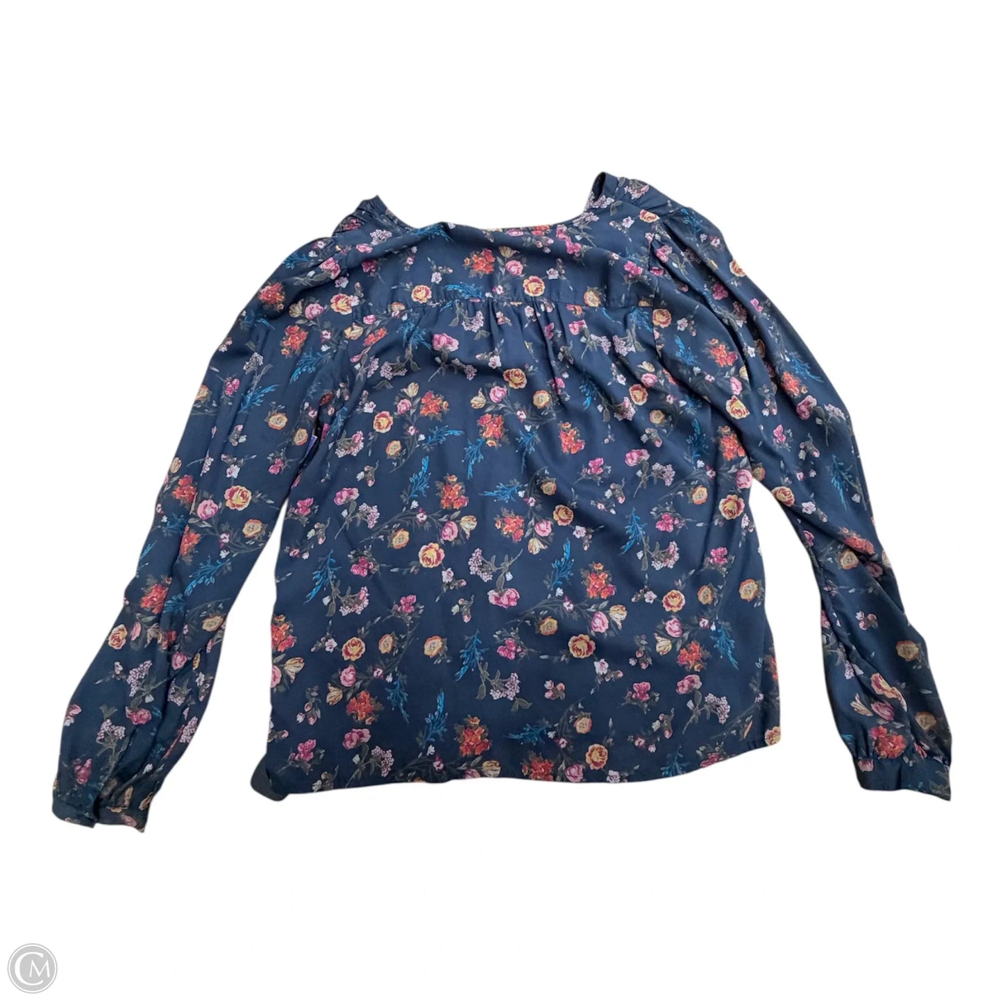 Top Long Sleeve By Lucky Brand In Floral Print, Size: S