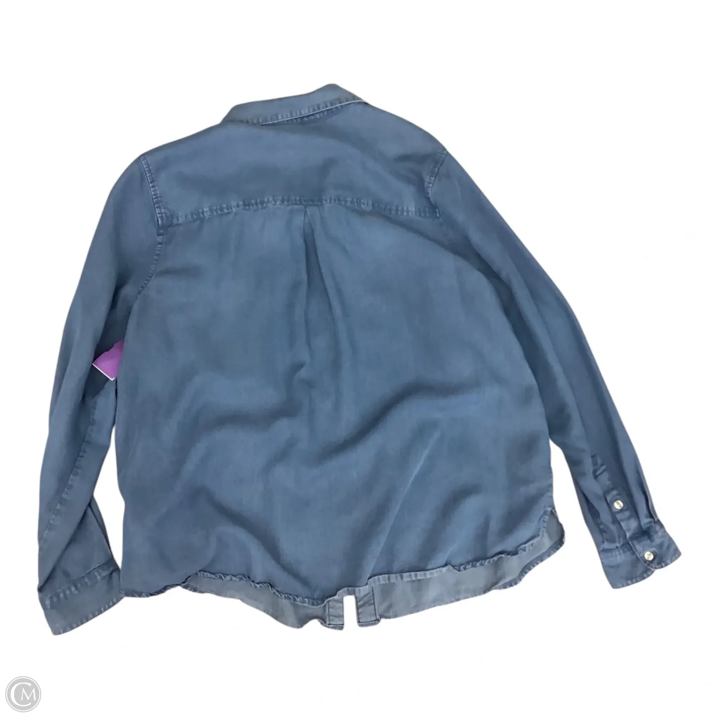 Jacket Denim By Lucky Brand In Blue, Size: Xl