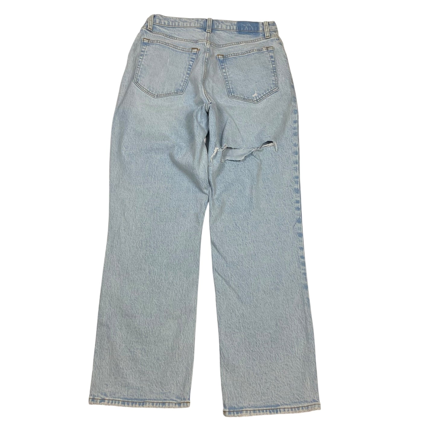 Jeans Straight By Abercrombie And Fitch In Blue Denim, Size:10