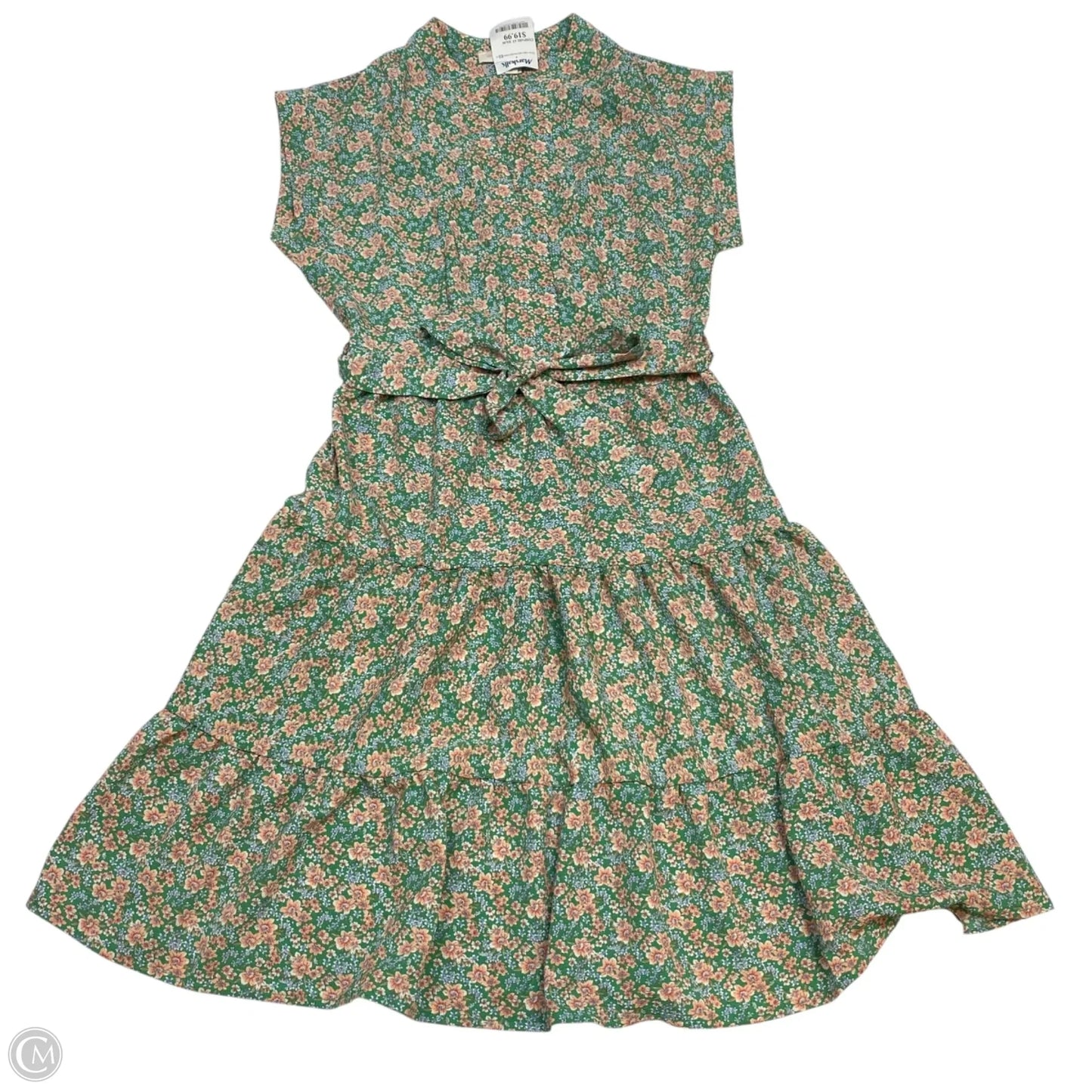 Dress Casual Short By Monteau In Green, Size: M