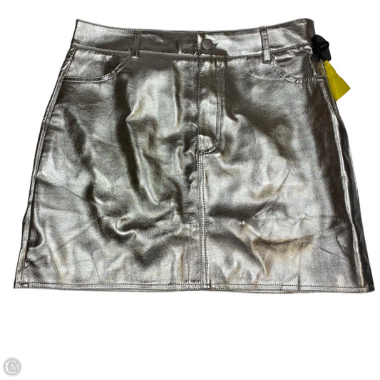 Skirt Mini & Short By Shein In Silver, Size: L