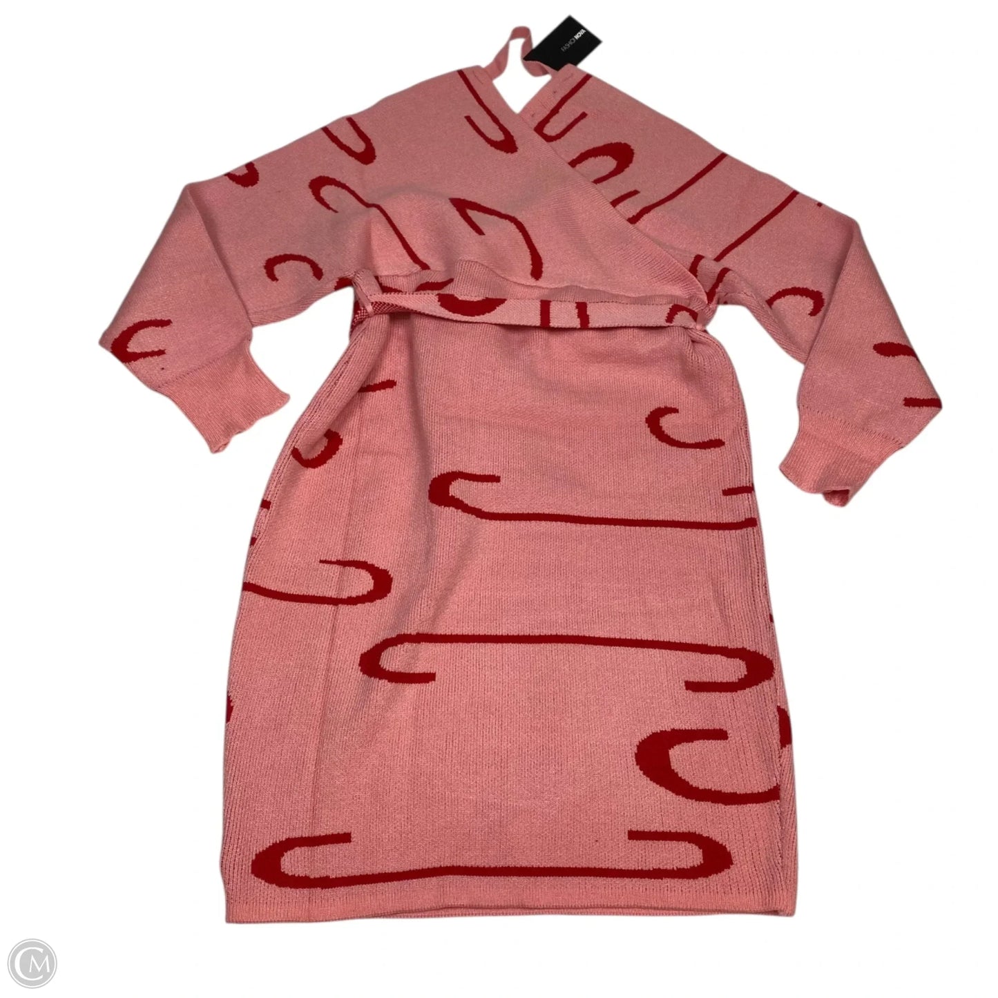 Dress Sweater By Fashion Nova In Pink, Size: 3x