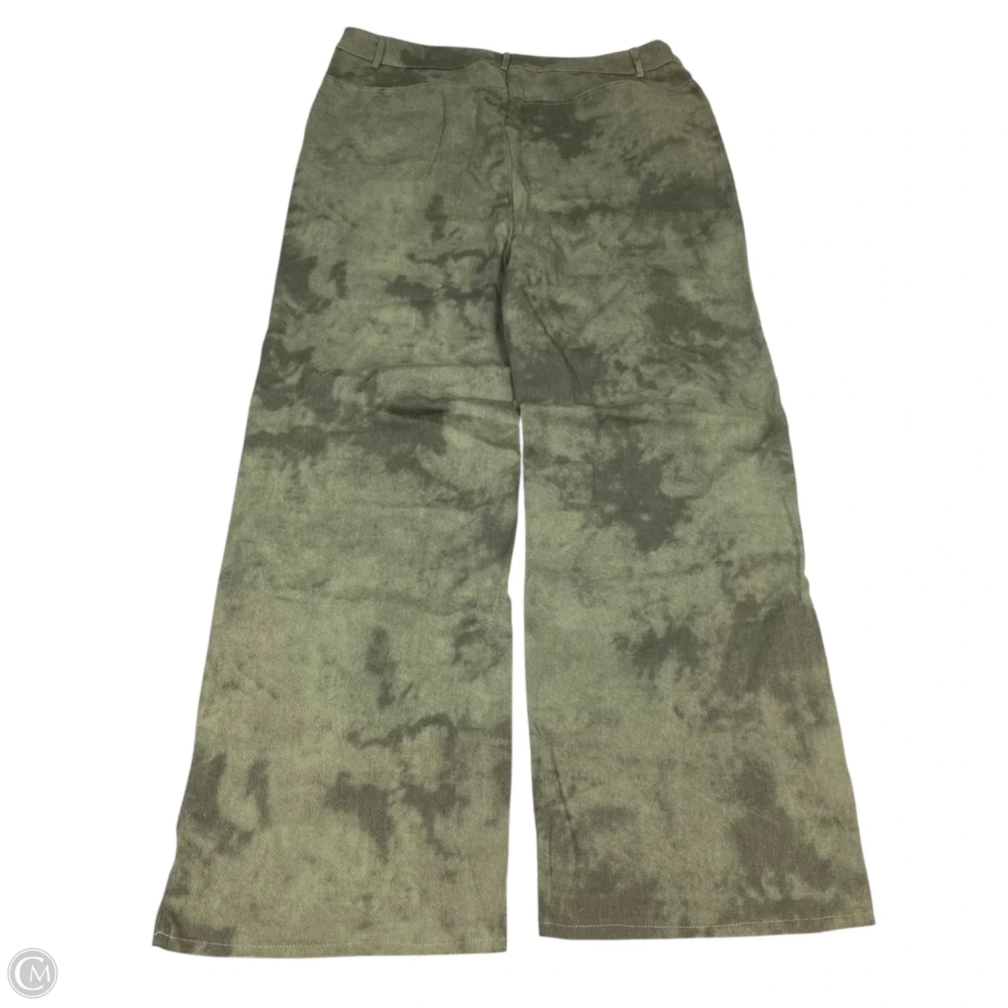 Pants Set 2pc By Pretty Little Thing In Green Denim, Size: 14