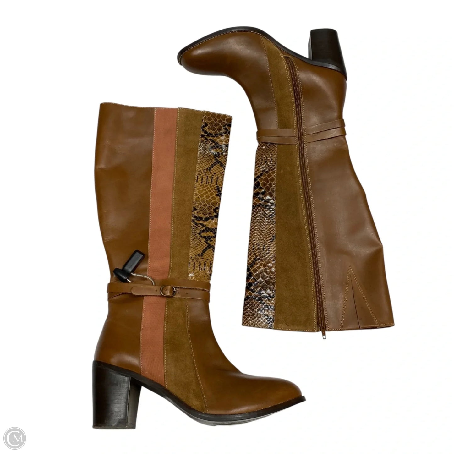 Boots Knee Heels By Matisse In Brown, Size: 7.5