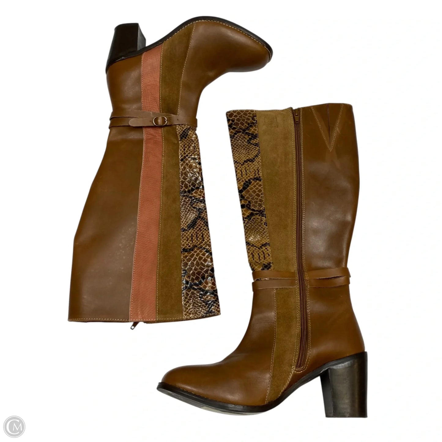 Boots Knee Heels By Matisse In Brown, Size: 7.5