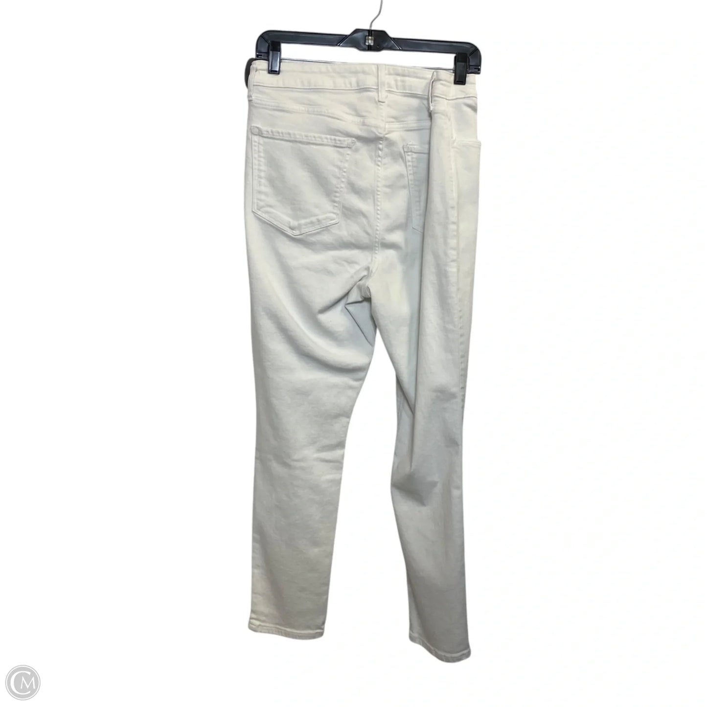 Jeans Skinny By Old Navy In White Denim, Size: 14