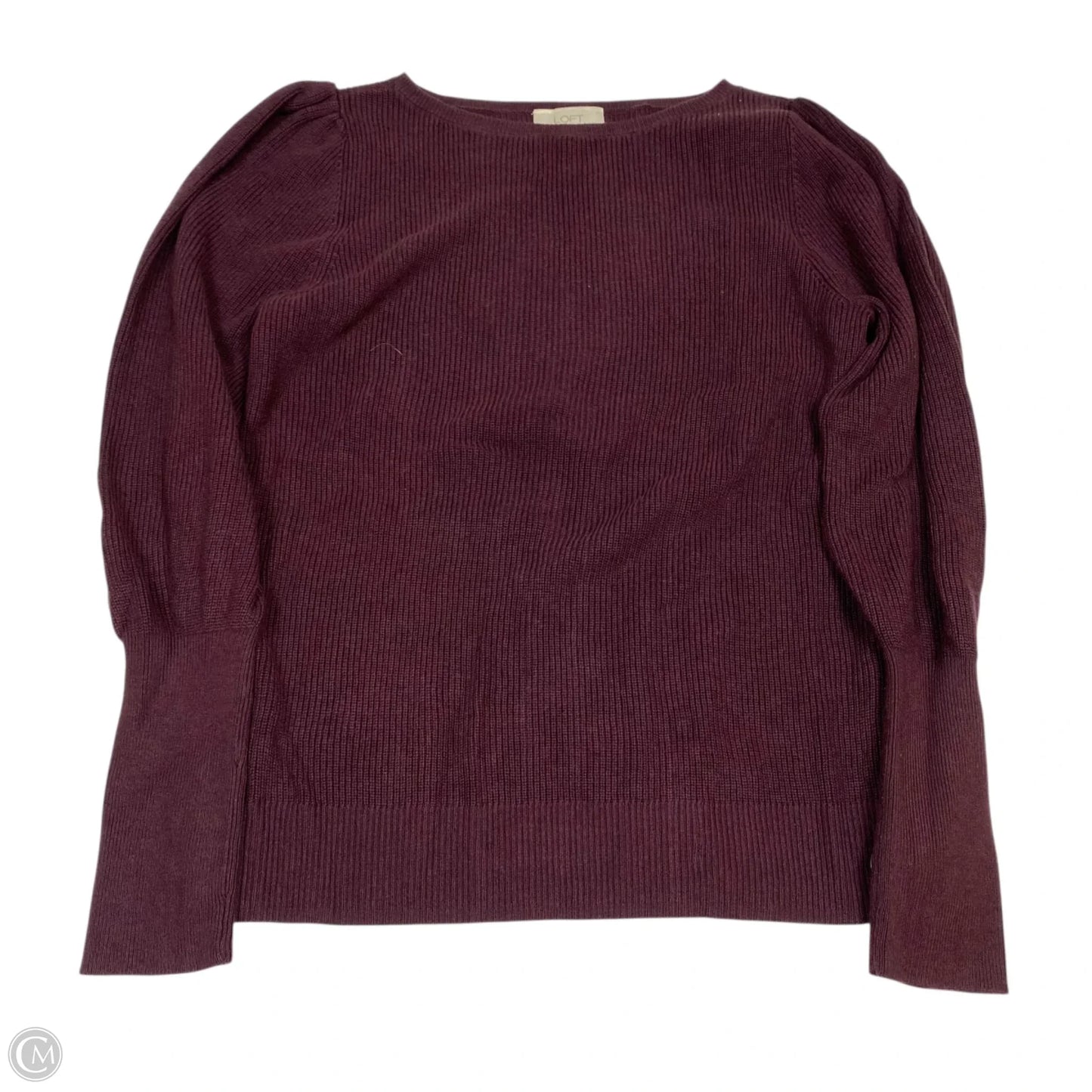 Top Long Sleeve By Loft In Red, Size: M