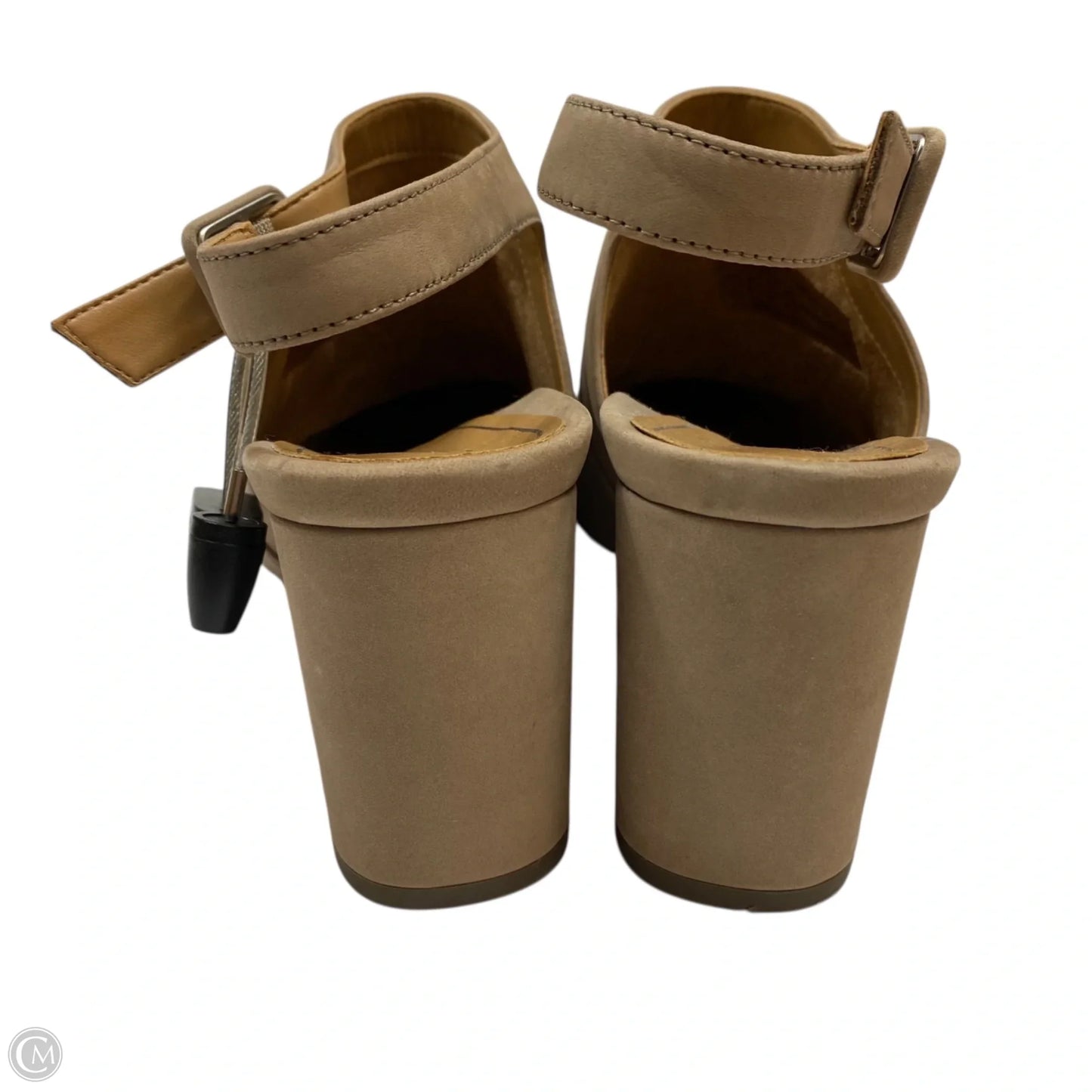 Shoes Heels Block By Vionic In Taupe, Size: 7.5