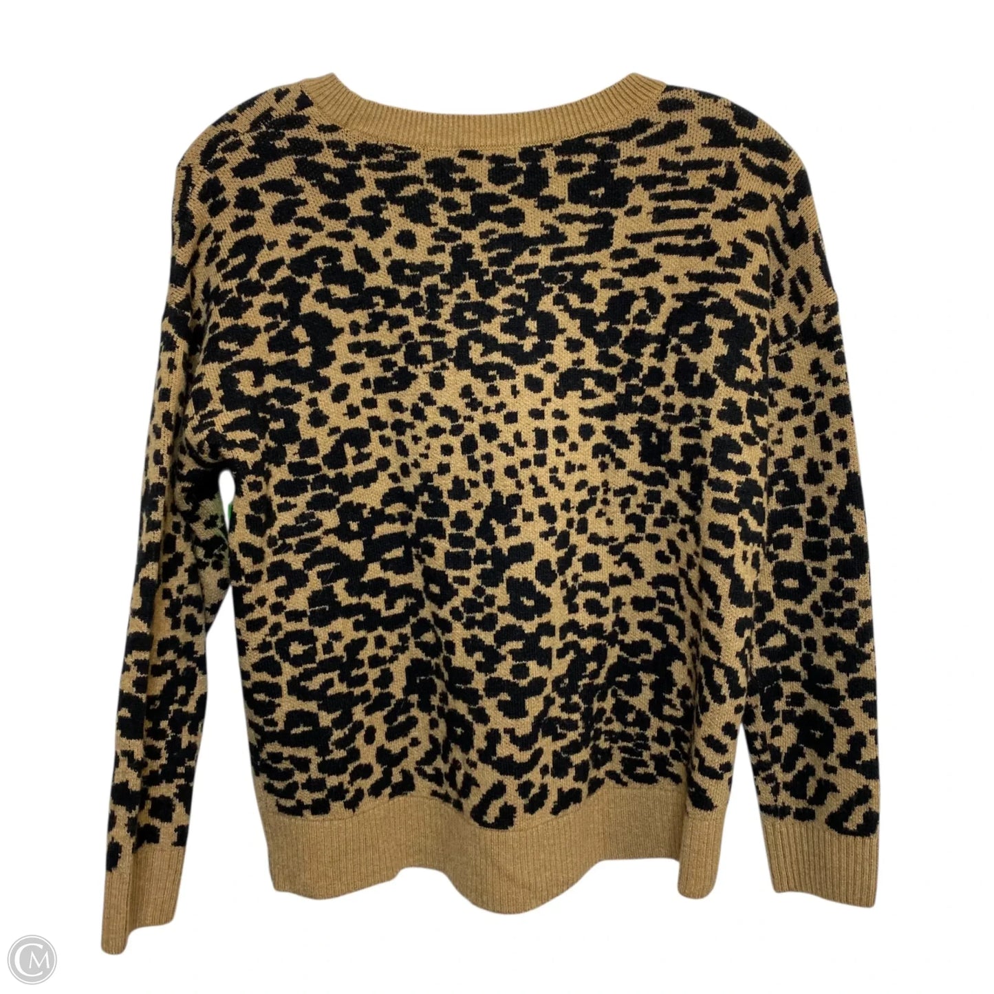 Sweater By Loft In Animal Print, Size: Mp
