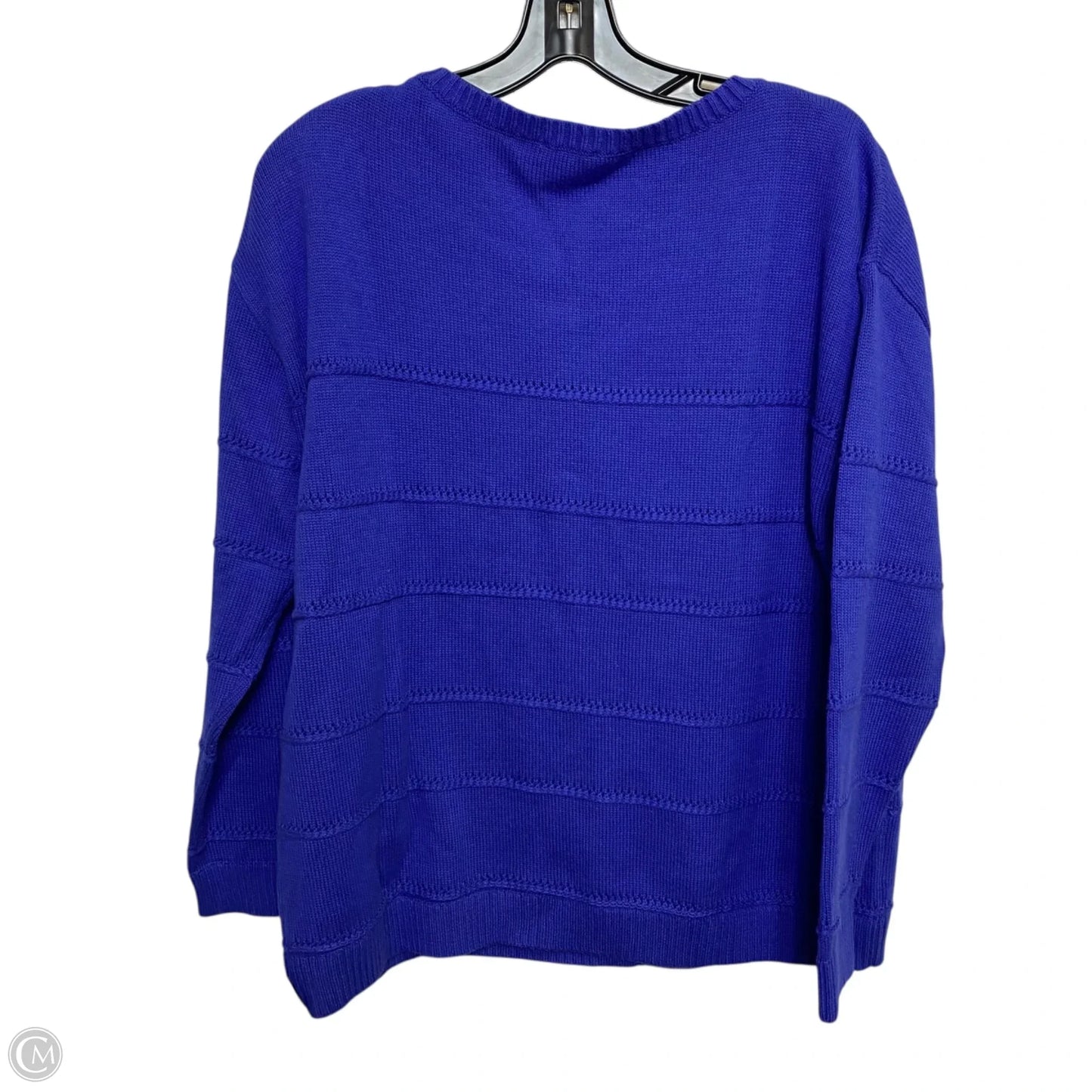Sweater By Talbots In Blue, Size: L