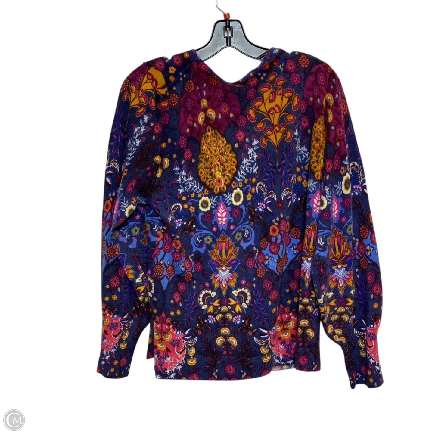 Sweater Cashmere By Talbots In Blue & Purple, Size: Xl