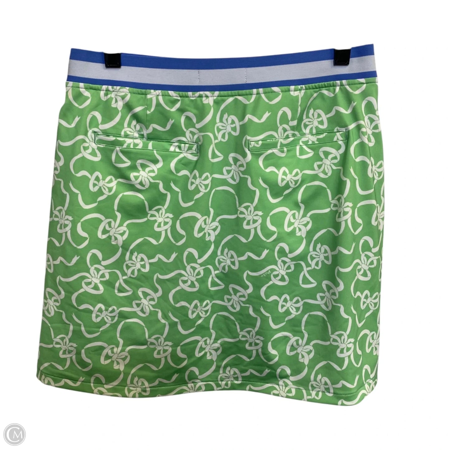 Athletic Skort By Polo Ralph Lauren In Blue & Green, Size: S