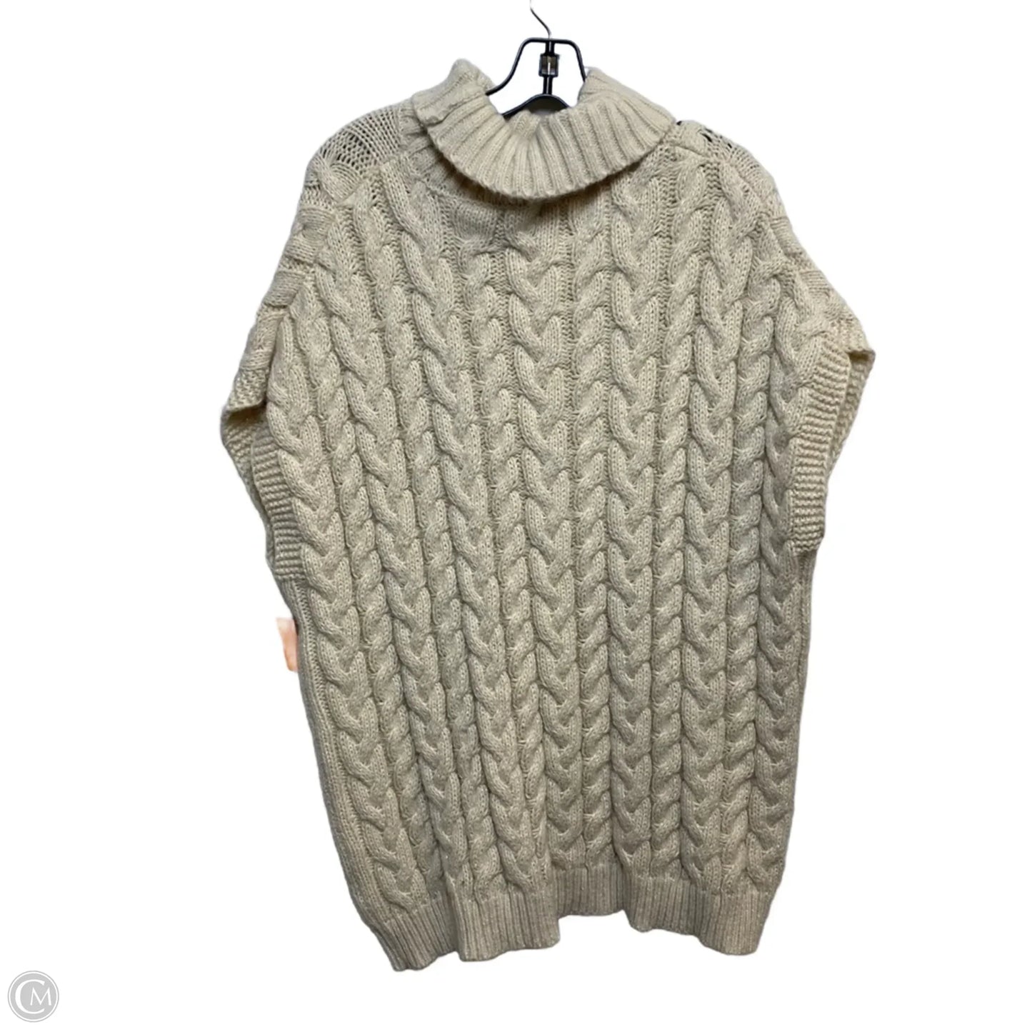 Sweater Short Sleeve By Ontwelfth In Cream, Size: 1x