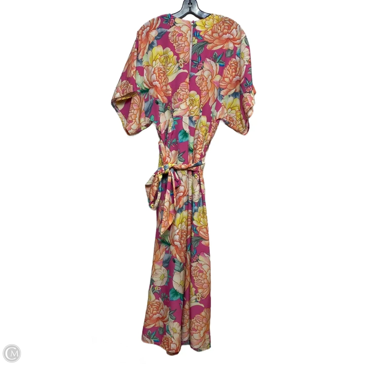 Jumpsuit Designer By Farm Rio In Pink, Size: M