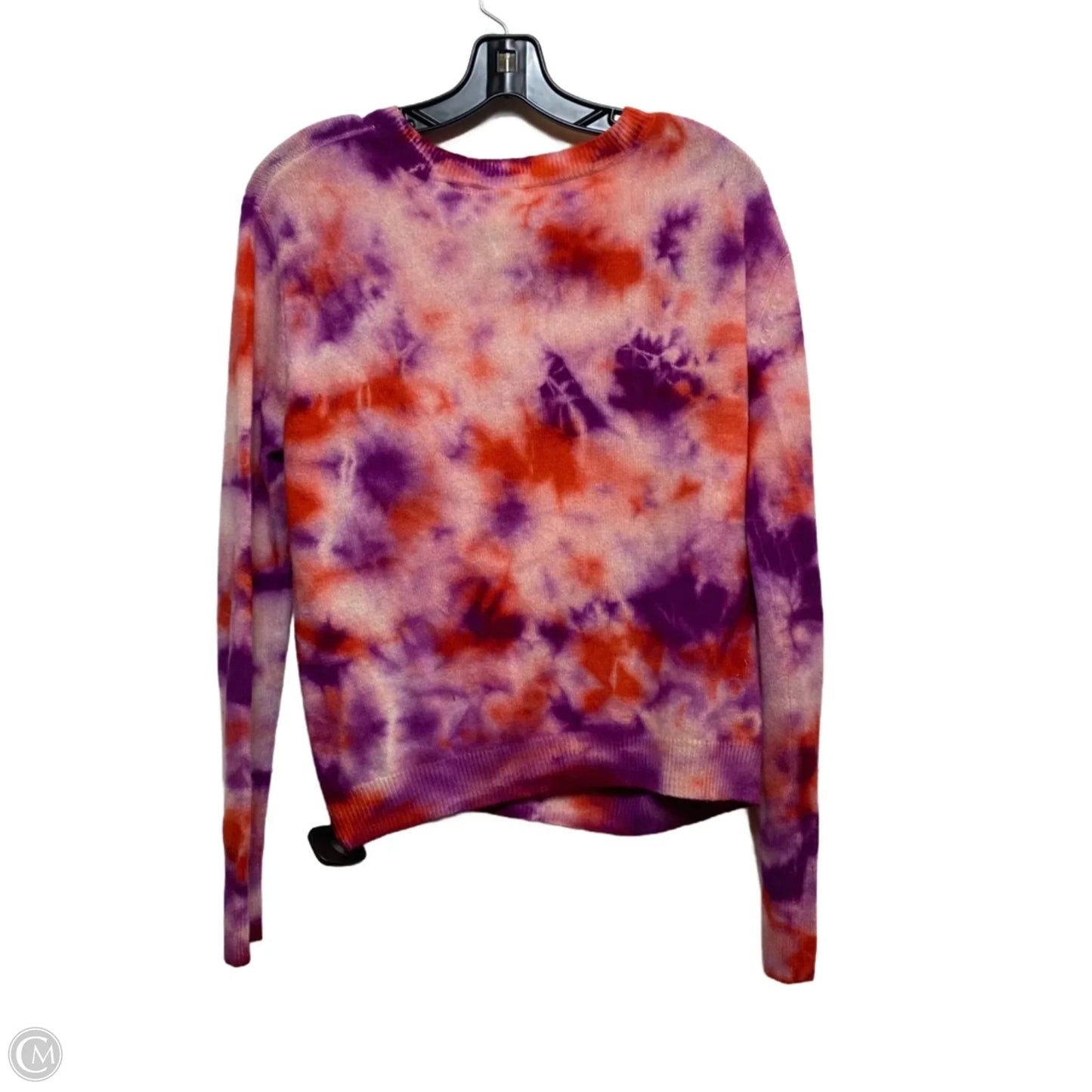 Sweater Cashmere By Autumn Cashmere In Tie Dye Print, Size: S