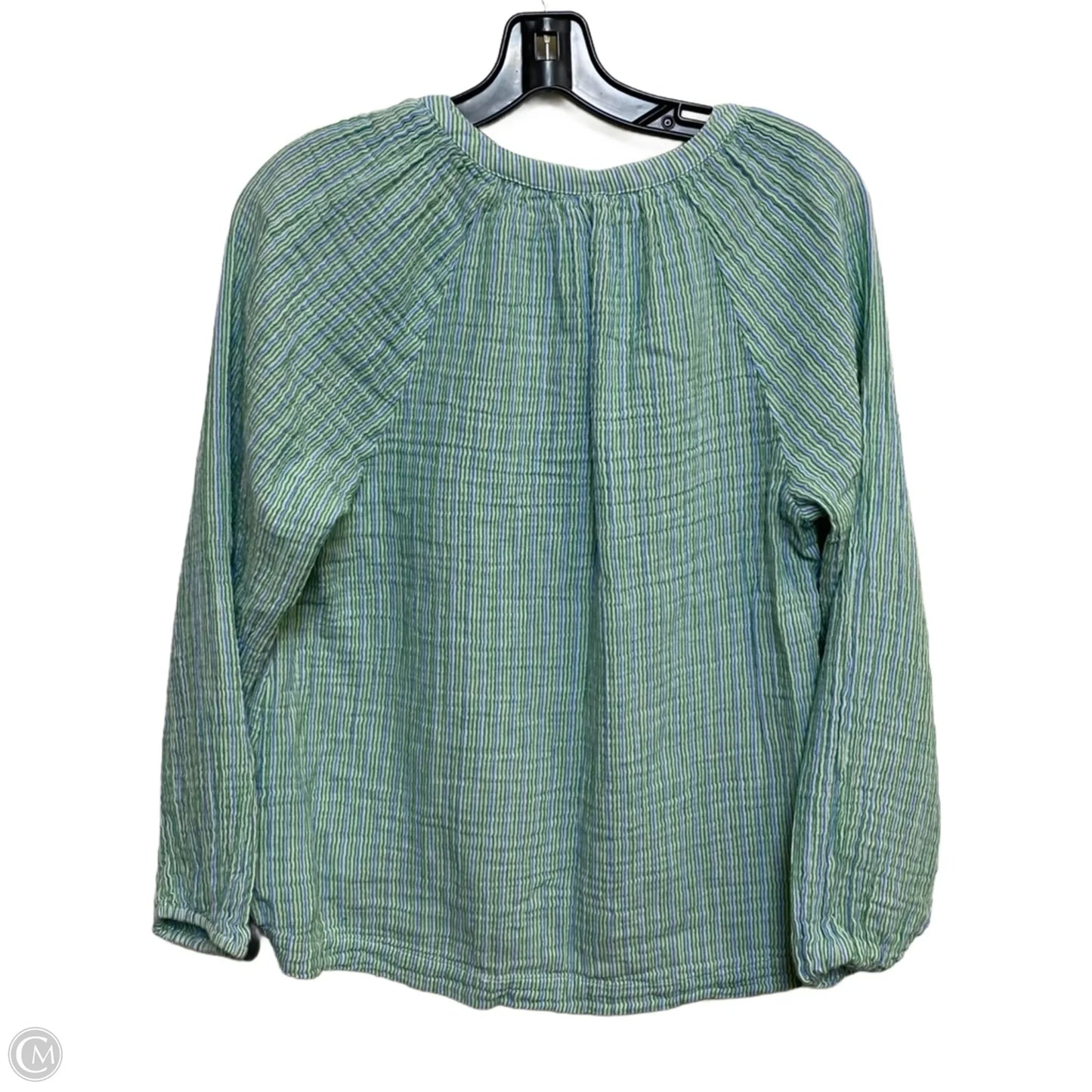 Top Long Sleeve By Old Navy In Green, Size: M