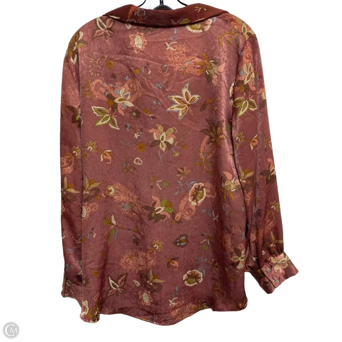 Top Long Sleeve By Zara In Red, Size: Xl