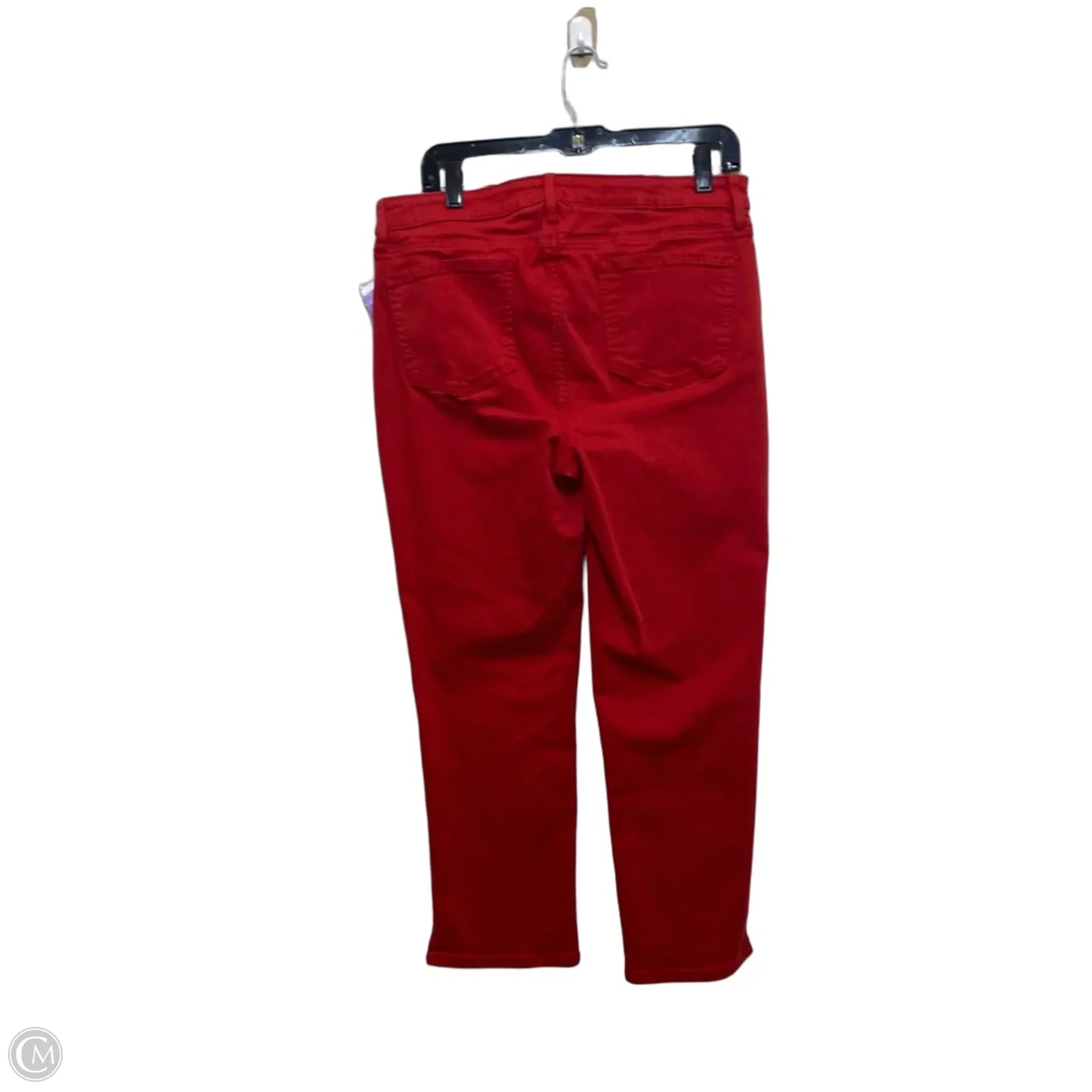 Jeans Cropped By Not Your Daughters Jeans In Red Denim, Size: 12