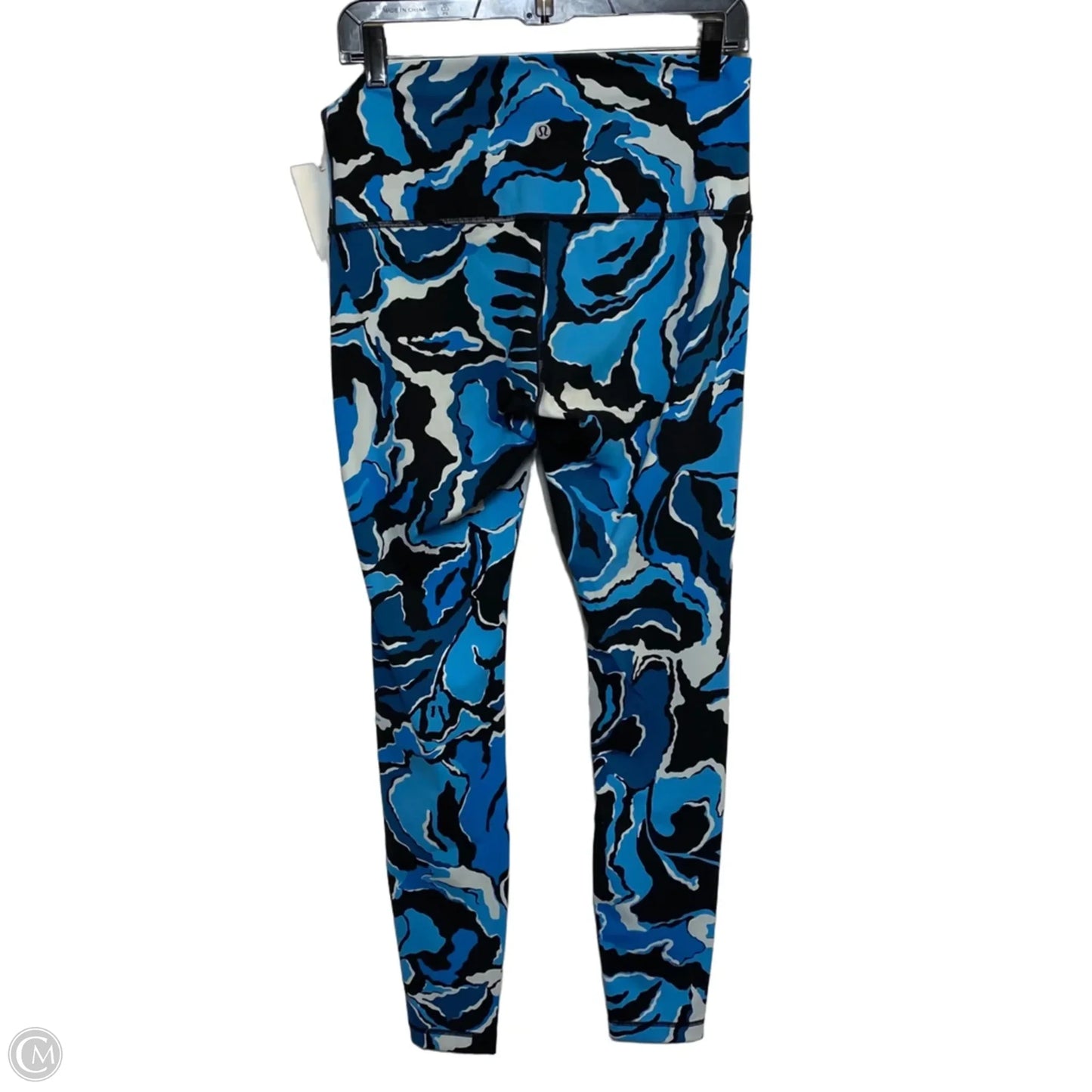 Athletic Leggings Designer By Lululemon In Blue, Size: M