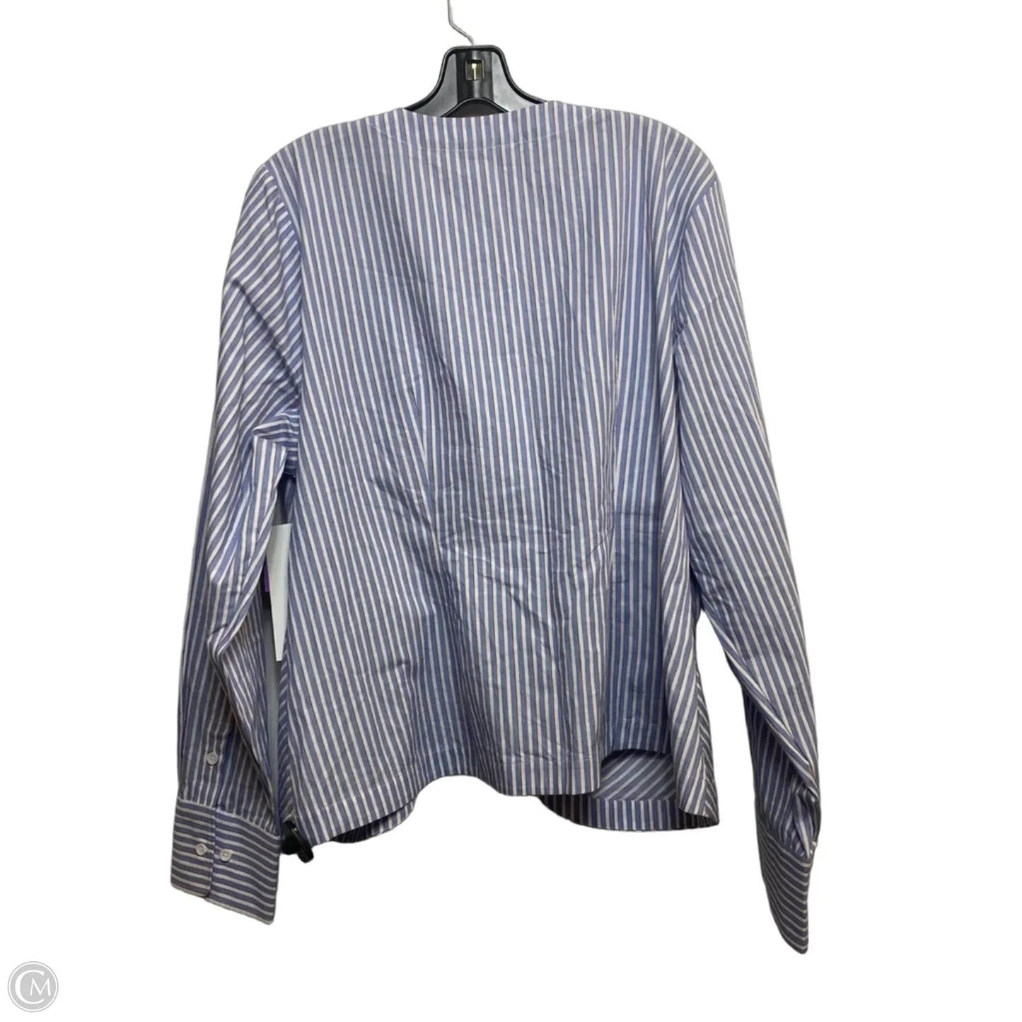 Top Long Sleeve Designer By Good American In Blue, Size: 2x