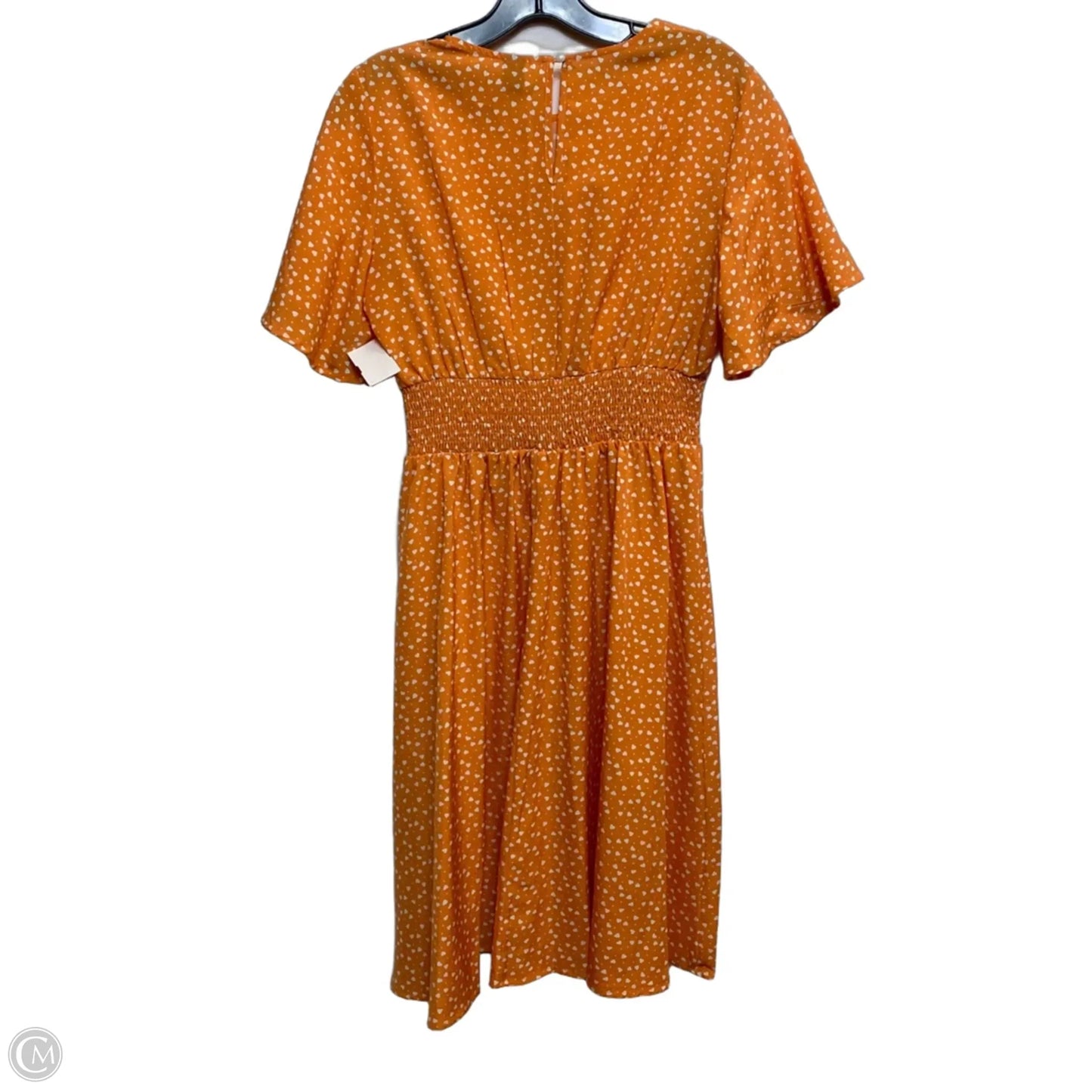 Dress Casual Midi By Gomorn In Orange, Size: S