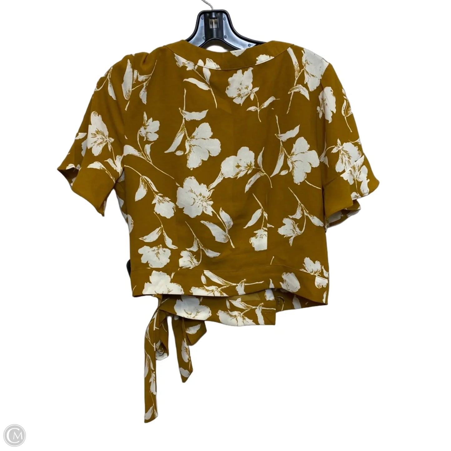 Top Short Sleeve By Everly In Yellow, Size: M
