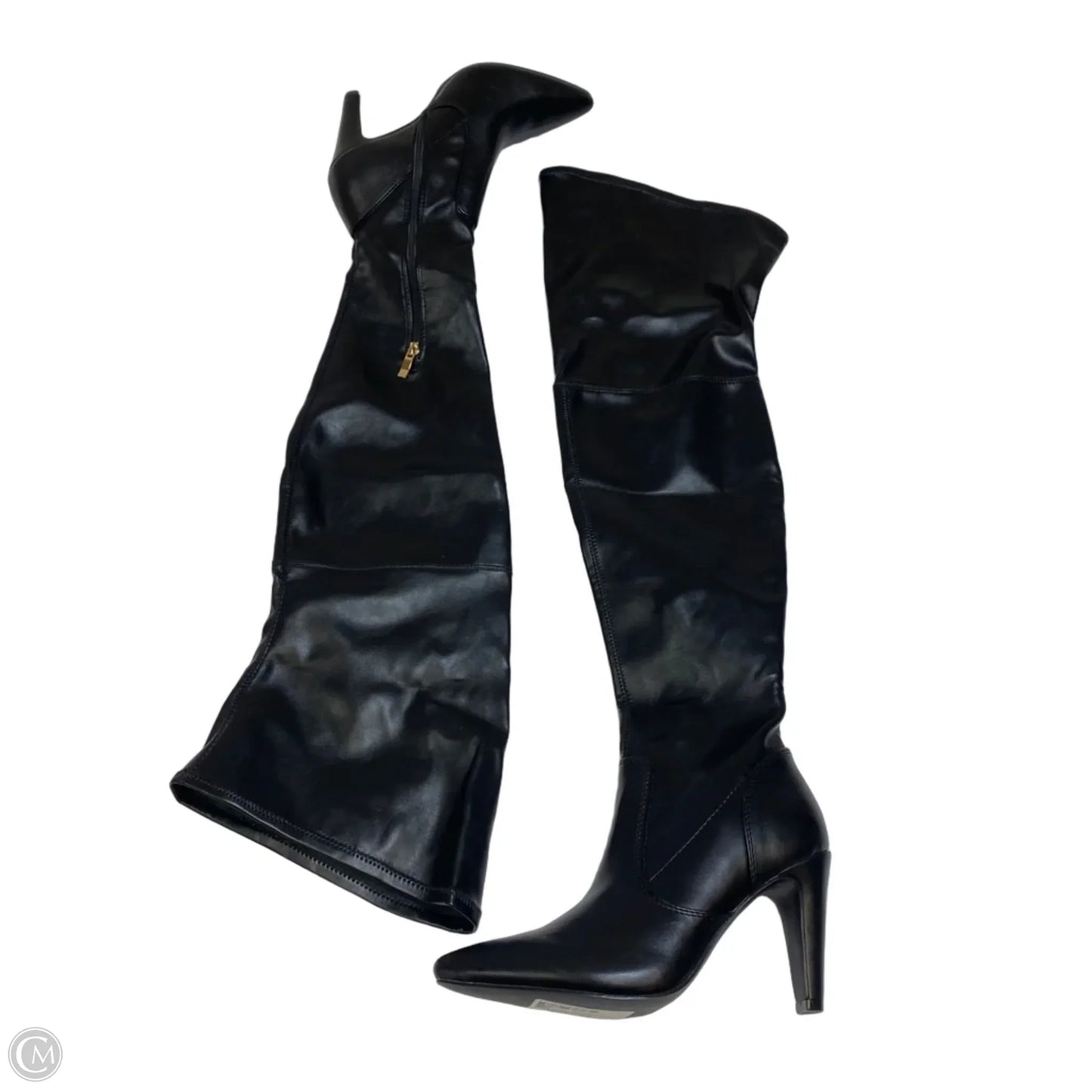 Boots Over-the-knee Heels By Dream Pairs In Black, Size: 7.5