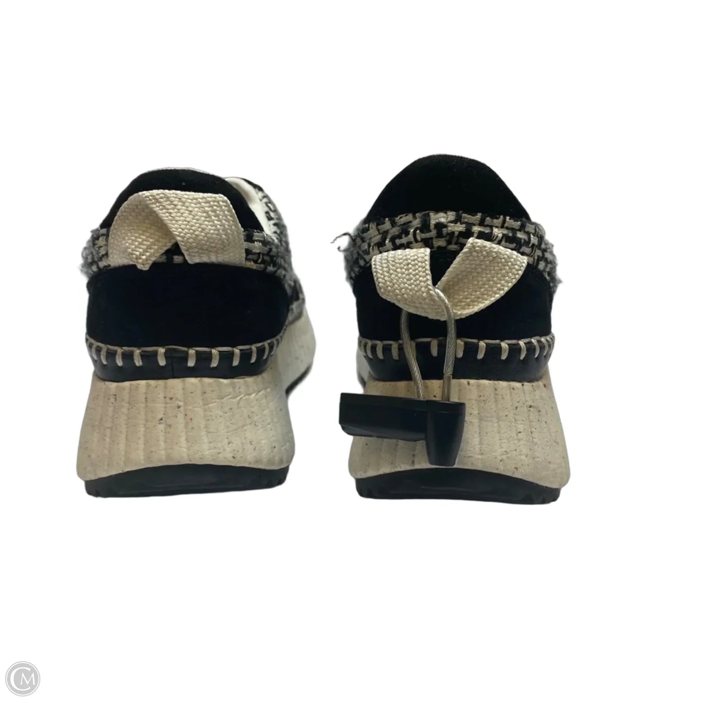 Shoes Sneakers By Universal Thread In Black & Cream, Size: 6.5
