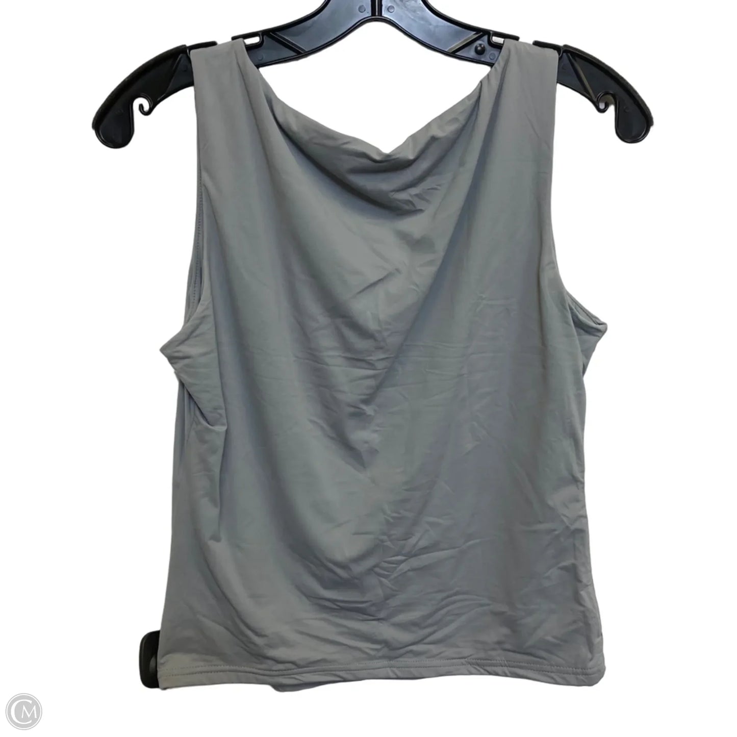 Top Sleeveless Basic By Darong In Grey, Size: L
