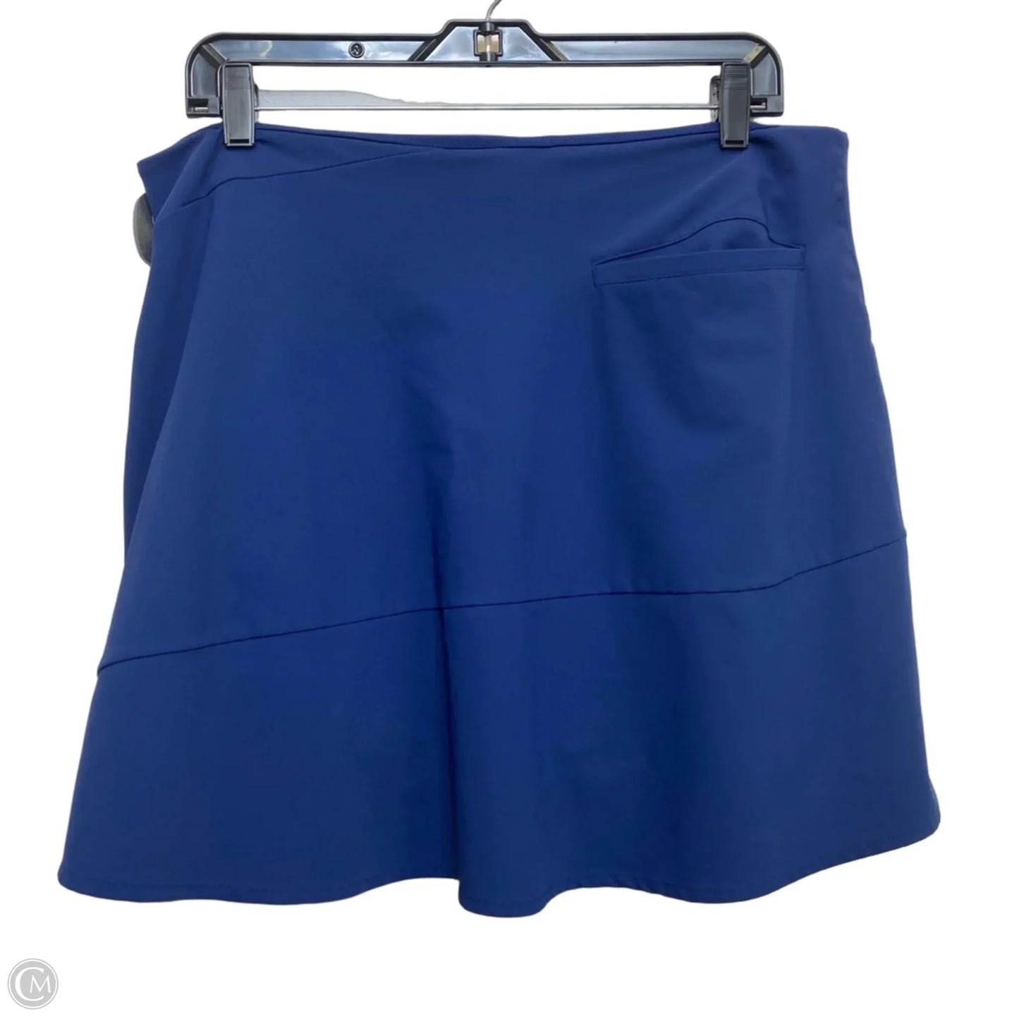 Athletic Skort By Nike Apparel In Blue, Size: Xl