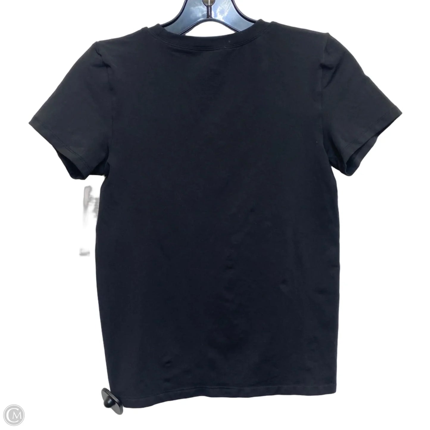 Top Short Sleeve Basic By Joyspun In Black, Size: L