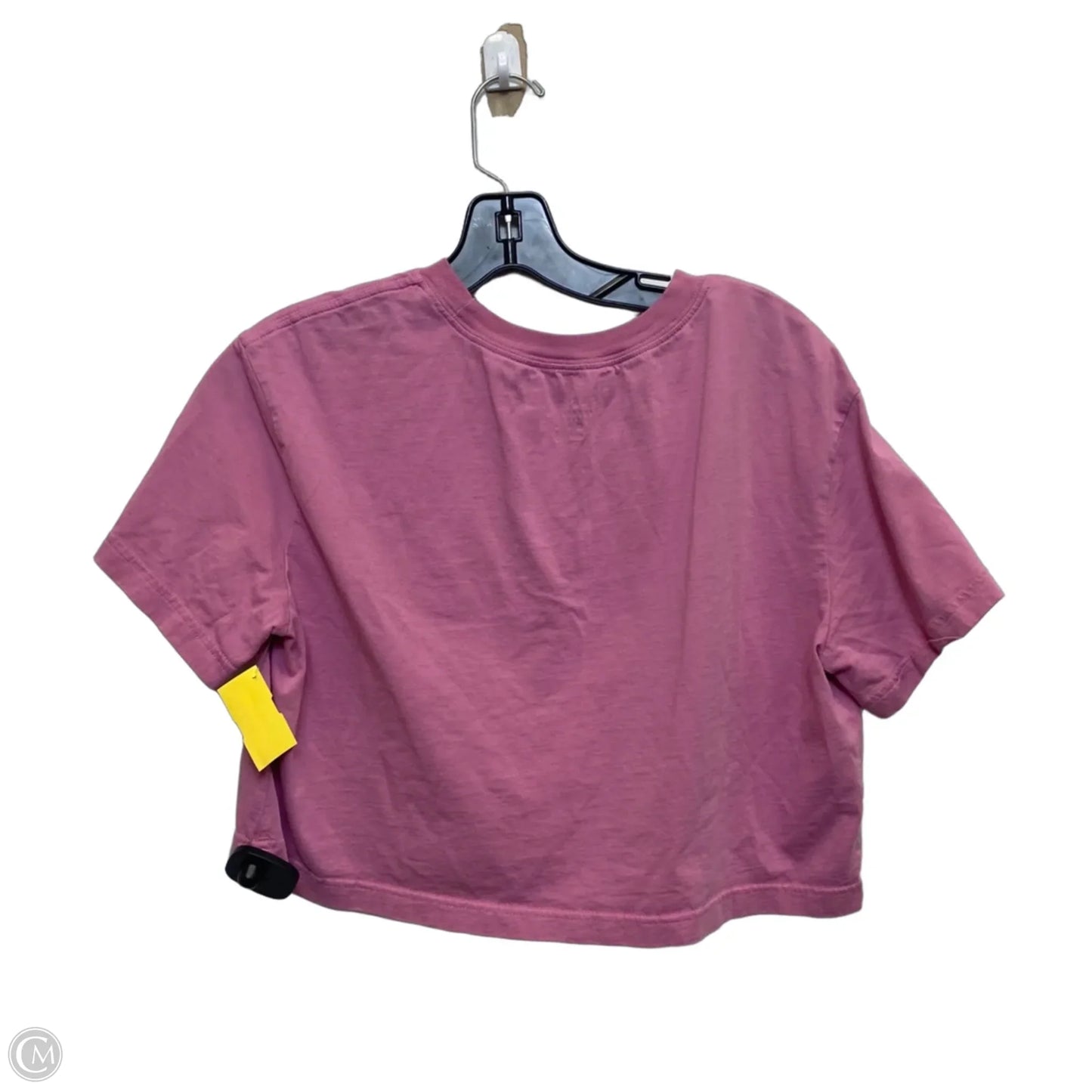 Athletic Top Short Sleeve By Nike Apparel In Pink, Size: M