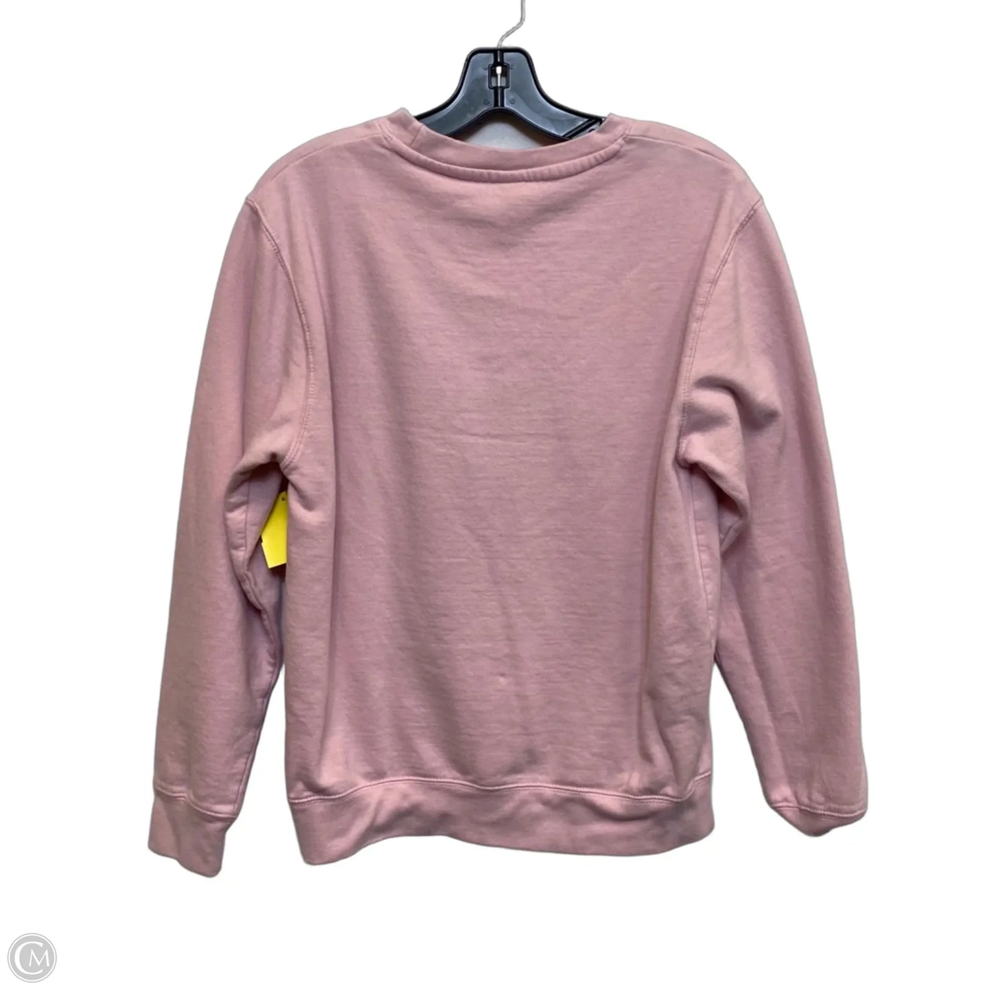 Sweatshirt Crewneck By Just Hoods In Pink, Size: S