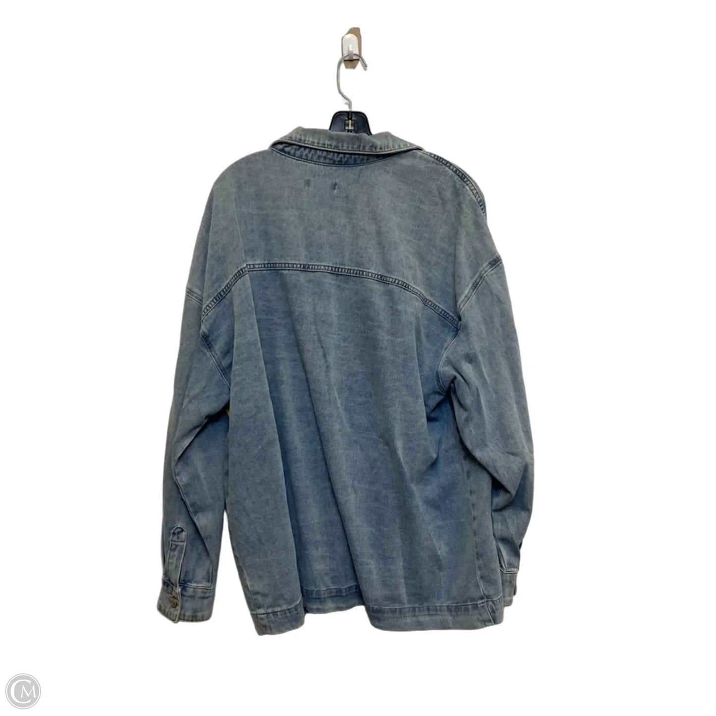 Jacket Denim By Forever 21 In Blue Denim, Size: 1x