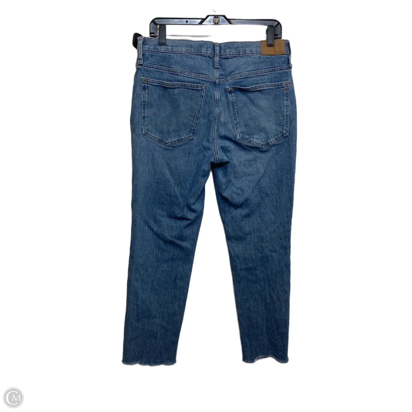 Jeans Straight By Madewell In Blue Denim, Size: 10
