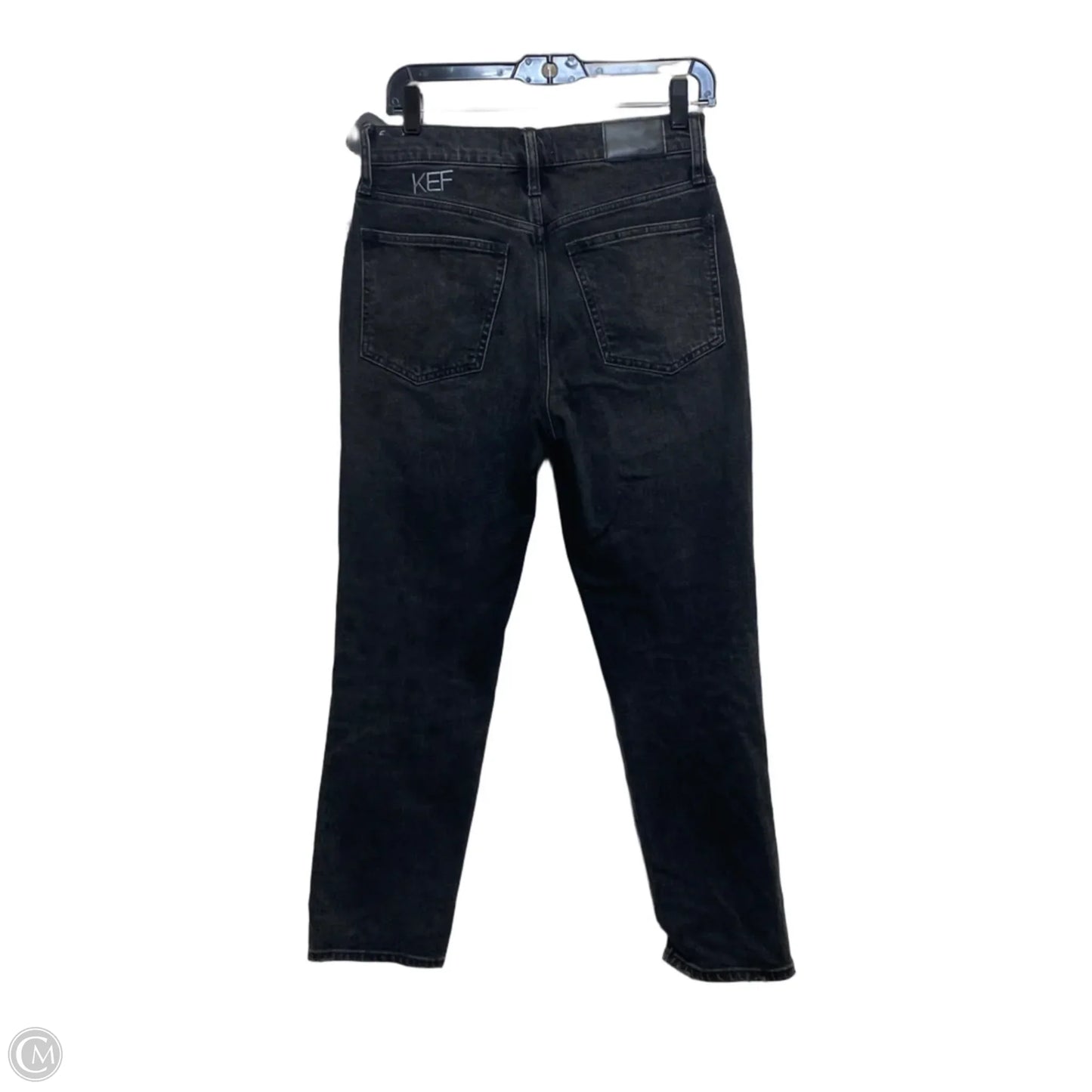 Jeans Straight By Madewell In Black Denim, Size: 2