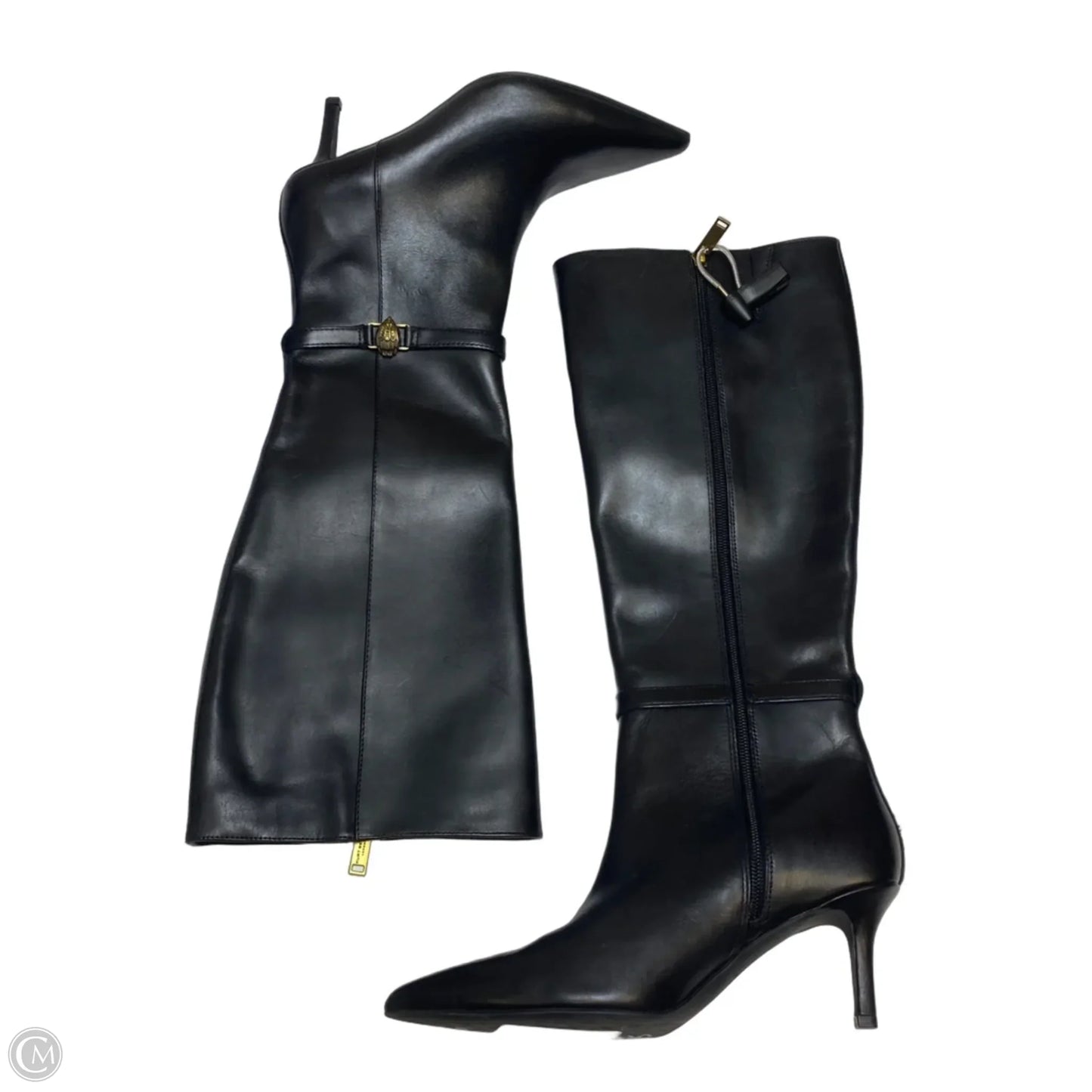 Boots Designer By Kurt Geiger In Black, Size: 6.5