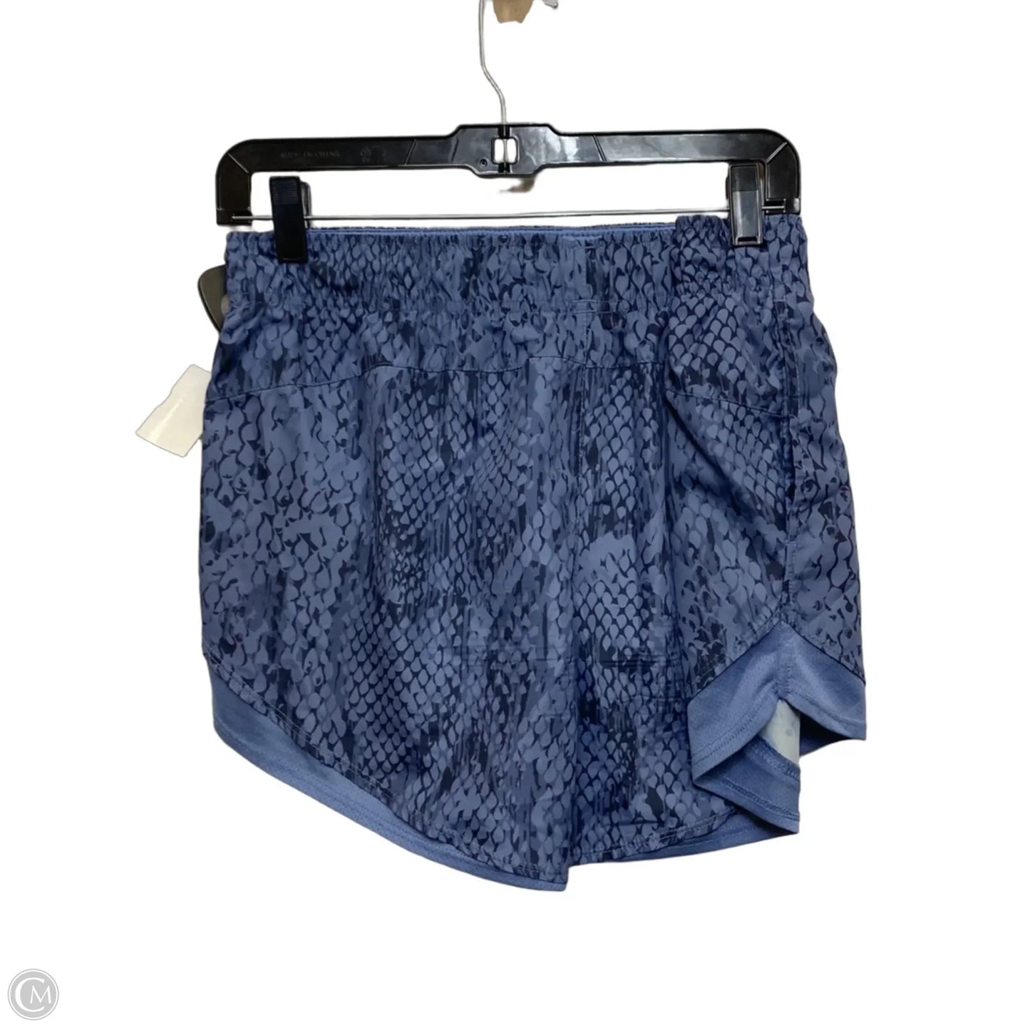 Athletic Shorts By Atlantic In Blue, Size: L