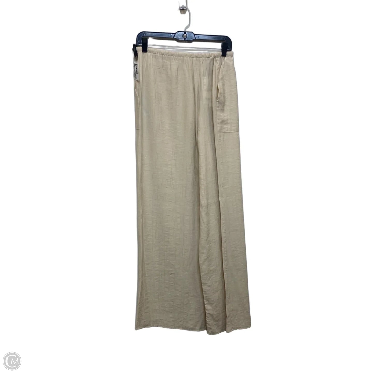 Pants Wide Leg By Zara In Cream, Size: Xl