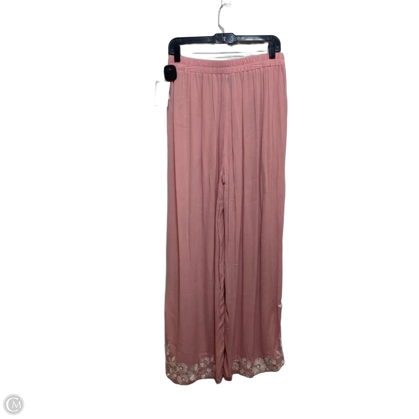 Pants Wide Leg By Forever 21 In Pink, Size: Xl