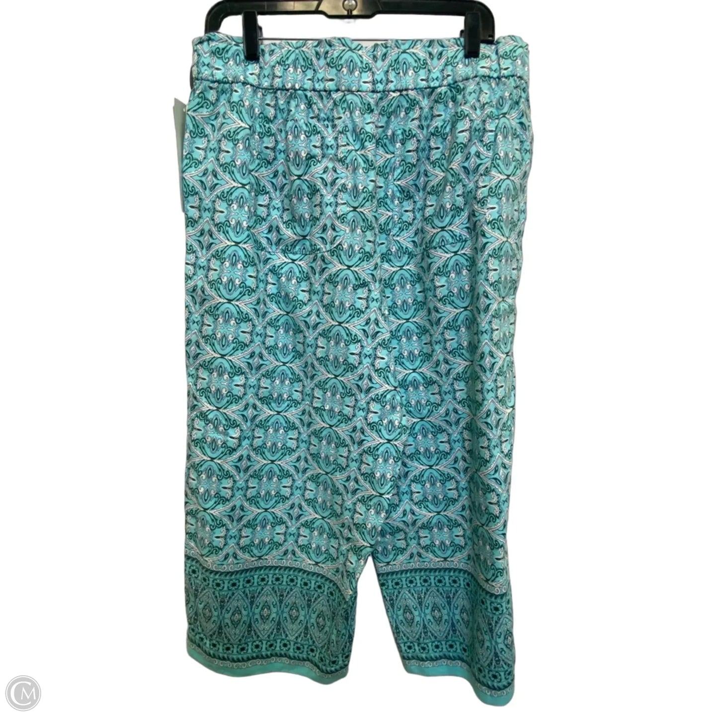 Pants Set 2pc By Talbots In Blue & White, Size: Lp