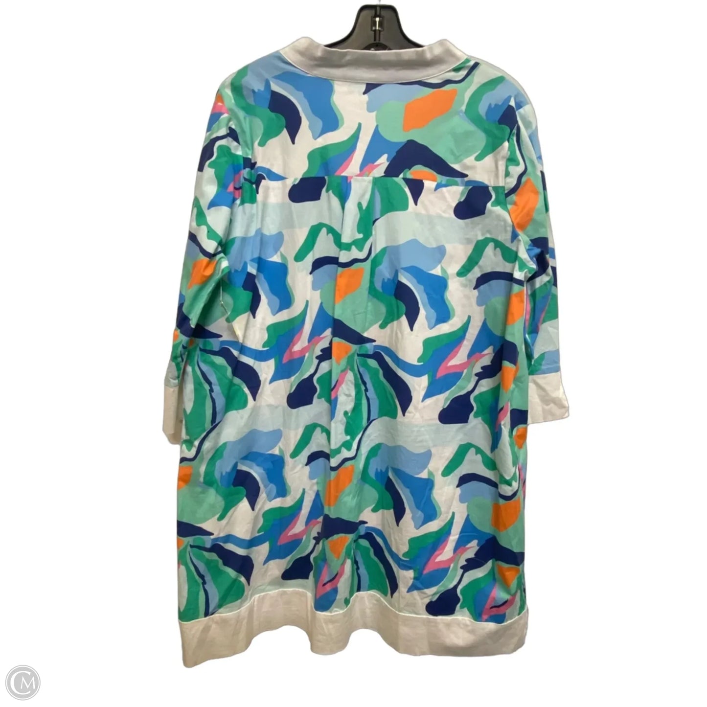 Dress Casual Short By Mary Square In Blue & Green, Size: L