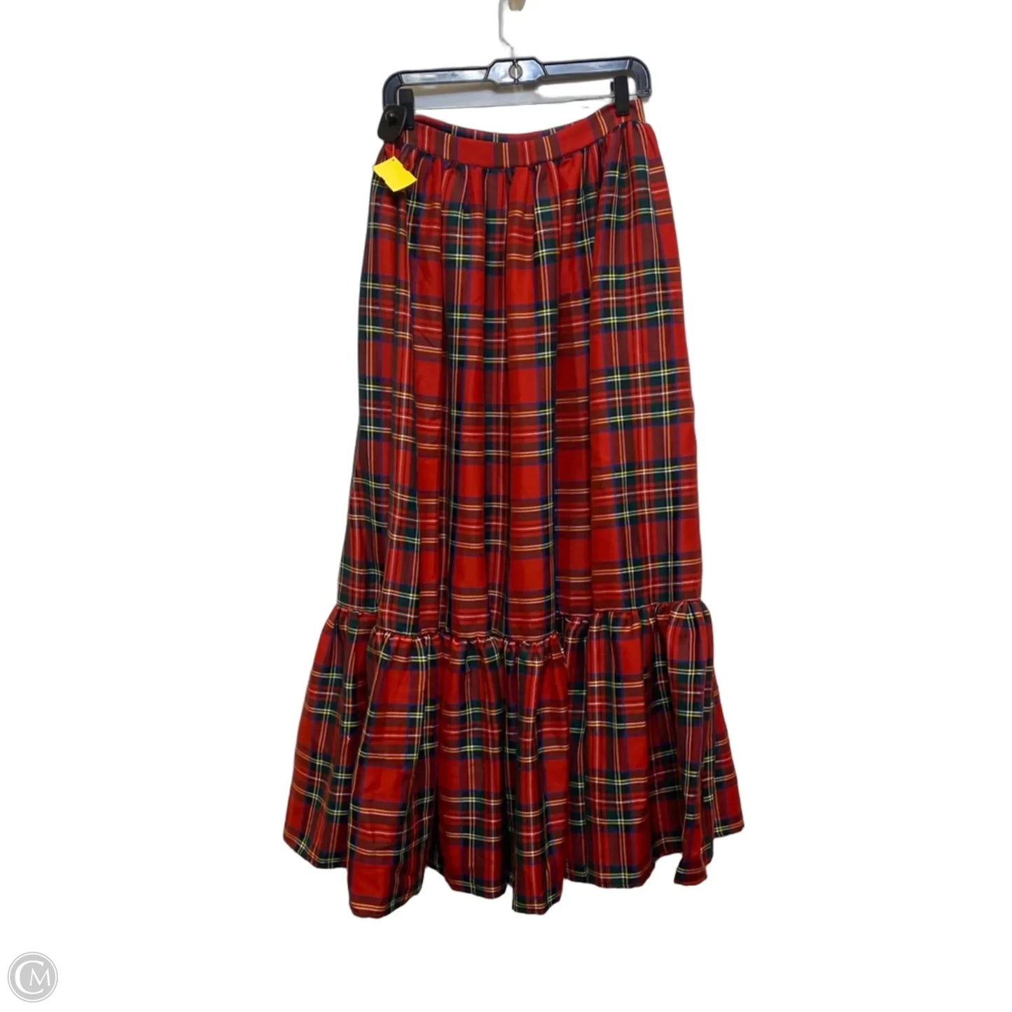 Skirt Maxi By Aura In Plaid Pattern, Size: M