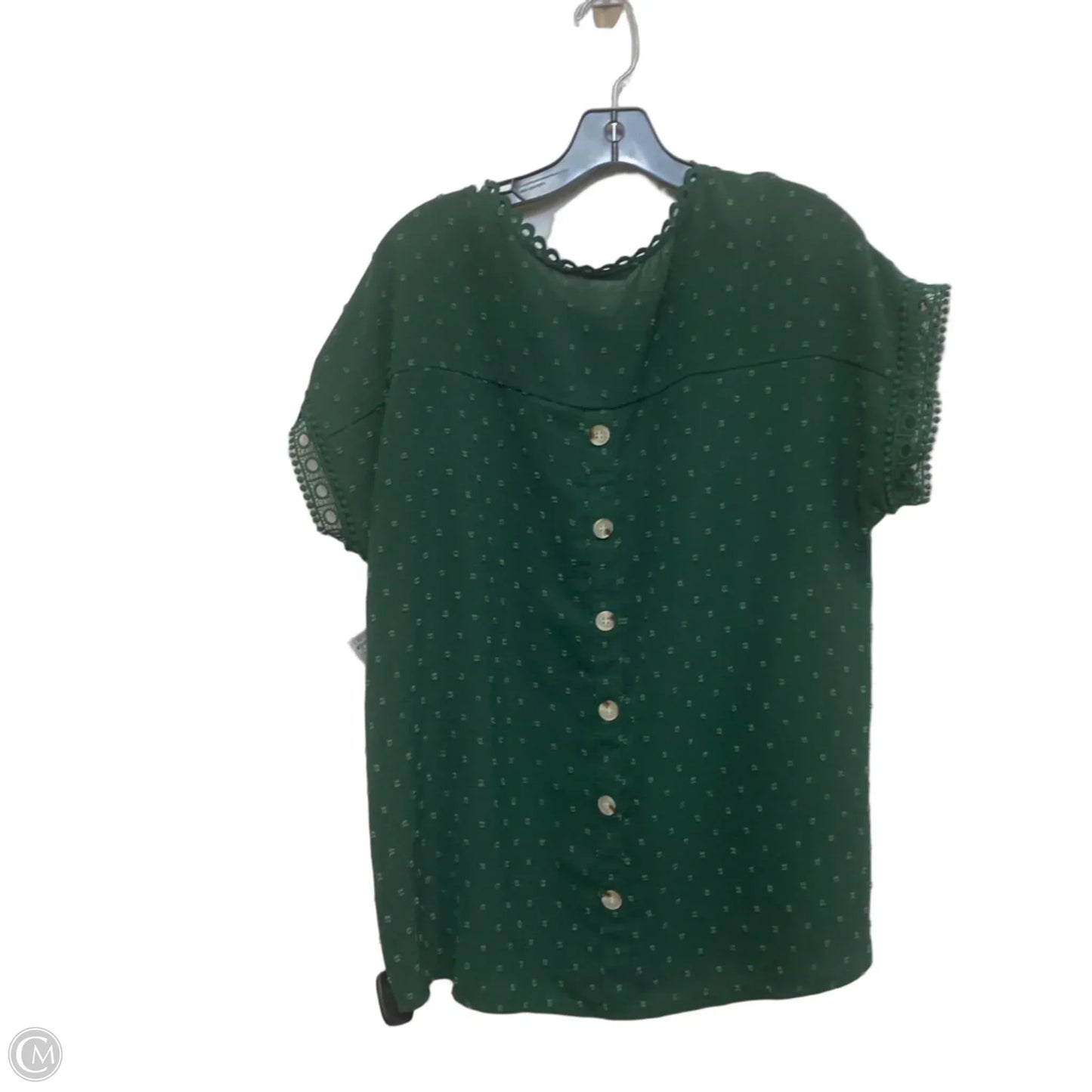 Top Short Sleeve By Dokotoo In Green, Size: Xl