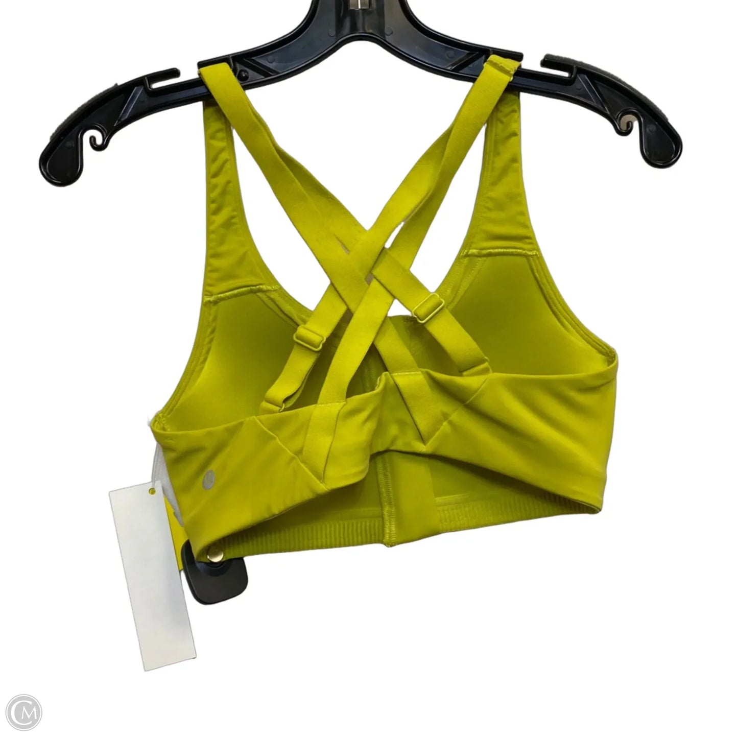 Athletic Bra Designer By Lululemon In Green, Size: S