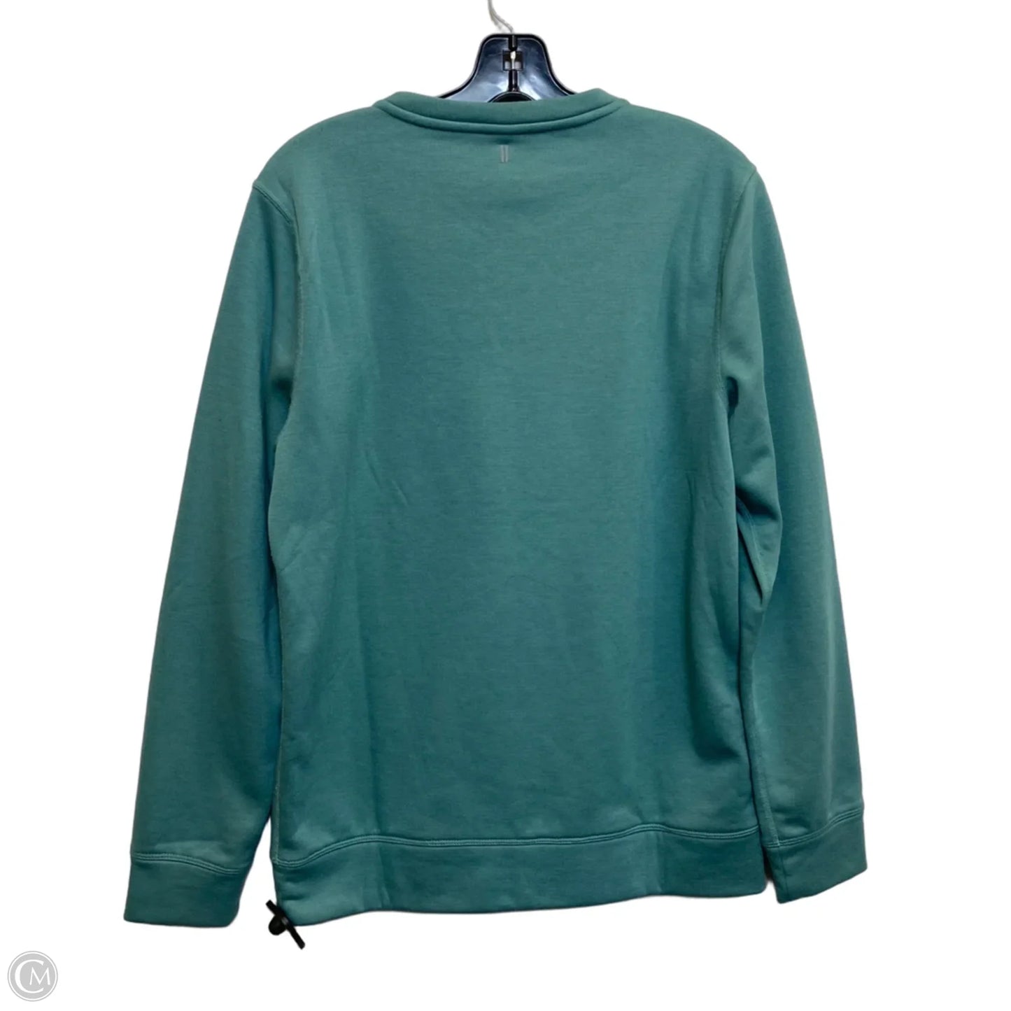 Athletic Sweatshirt Crewneck By Nobull In Green, Size: S