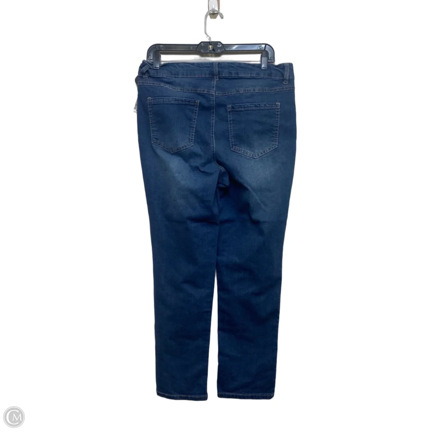 Jeans Skinny By D Jeans In Blue Denim, Size: 14