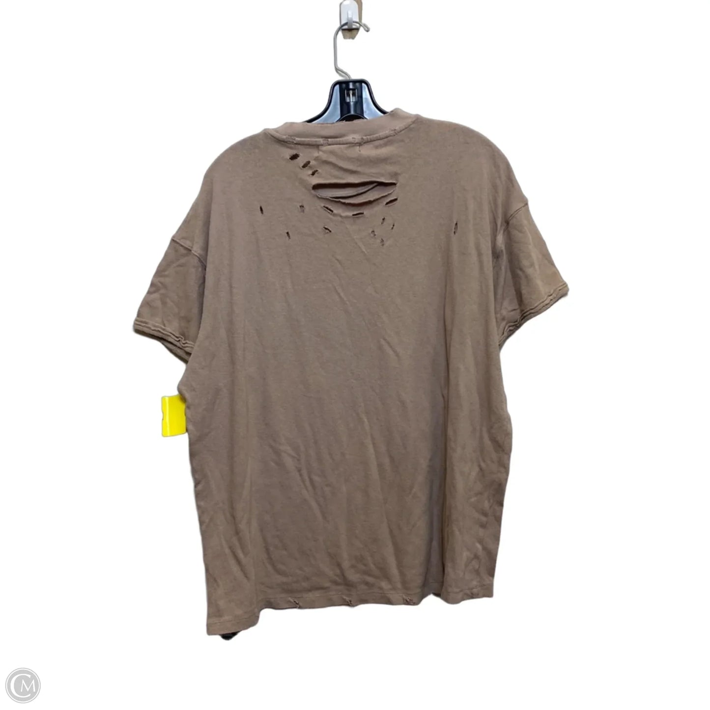 Top Short Sleeve By We The Free In Brown, Size: Xs